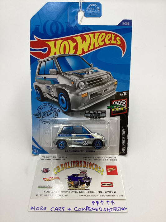 2020 Hot Wheels Zamac 002 #11 85 Honda City Turbo II Bad Card 143C