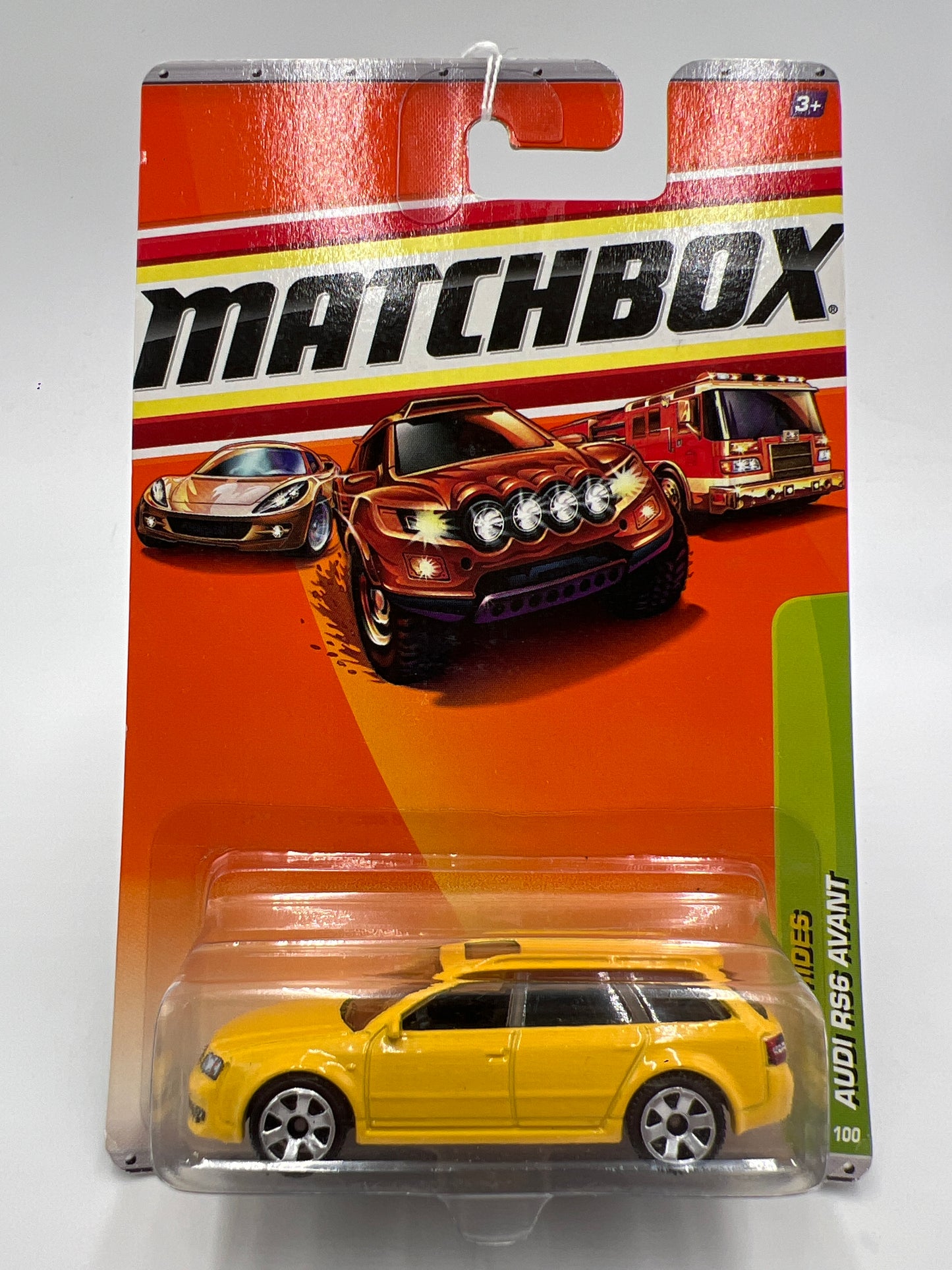 Matchbox Metro Rides  #30 Audi RS6 Avant Yellow 216L