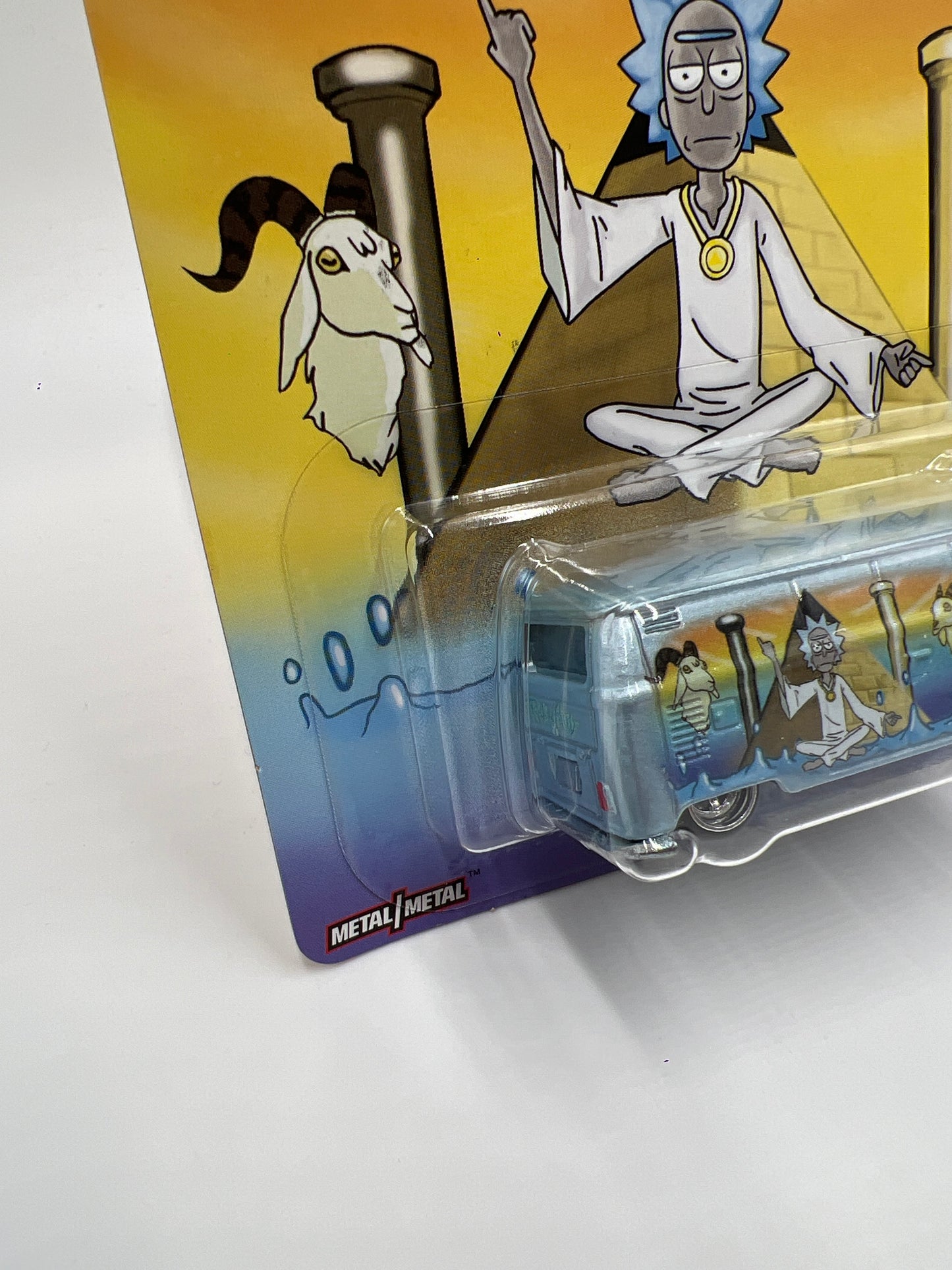 Hot Wheels Premium Rick And Morty #5 Volkswagen T1 Panel Bus Green W/Protector