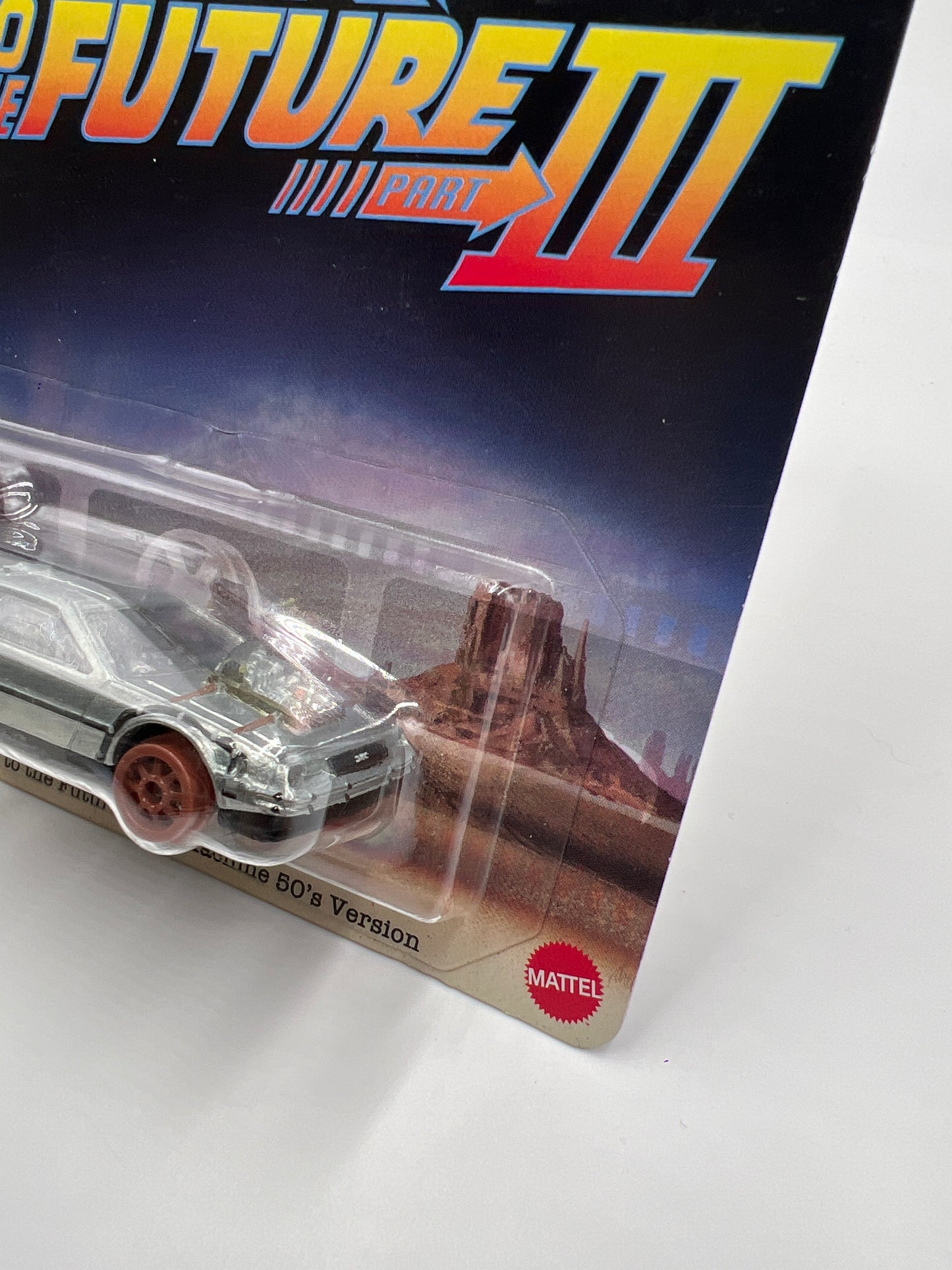 2024 Hot Wheels Pop Culture Back To The Future Part III BTTF Time Machine 50s Version Silver 271E