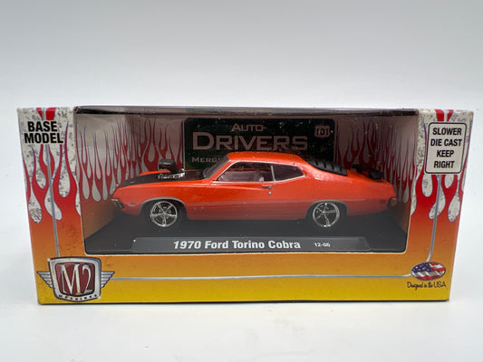 M2 Machines 12-06 Auto Drivers 1970 Ford Torino Cobra Orange
