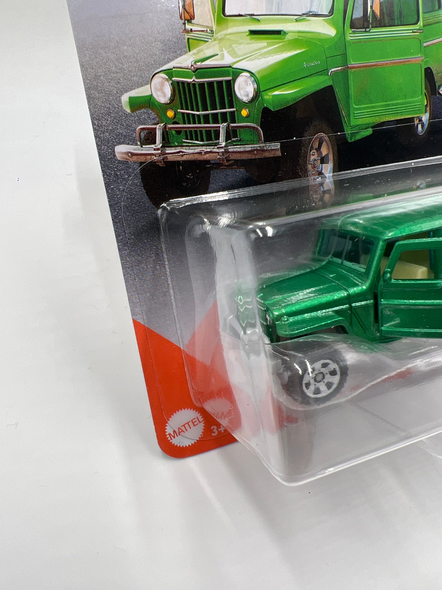 Matchbox Moving Parts 1962 Jeep Willys Wagon Green 168P