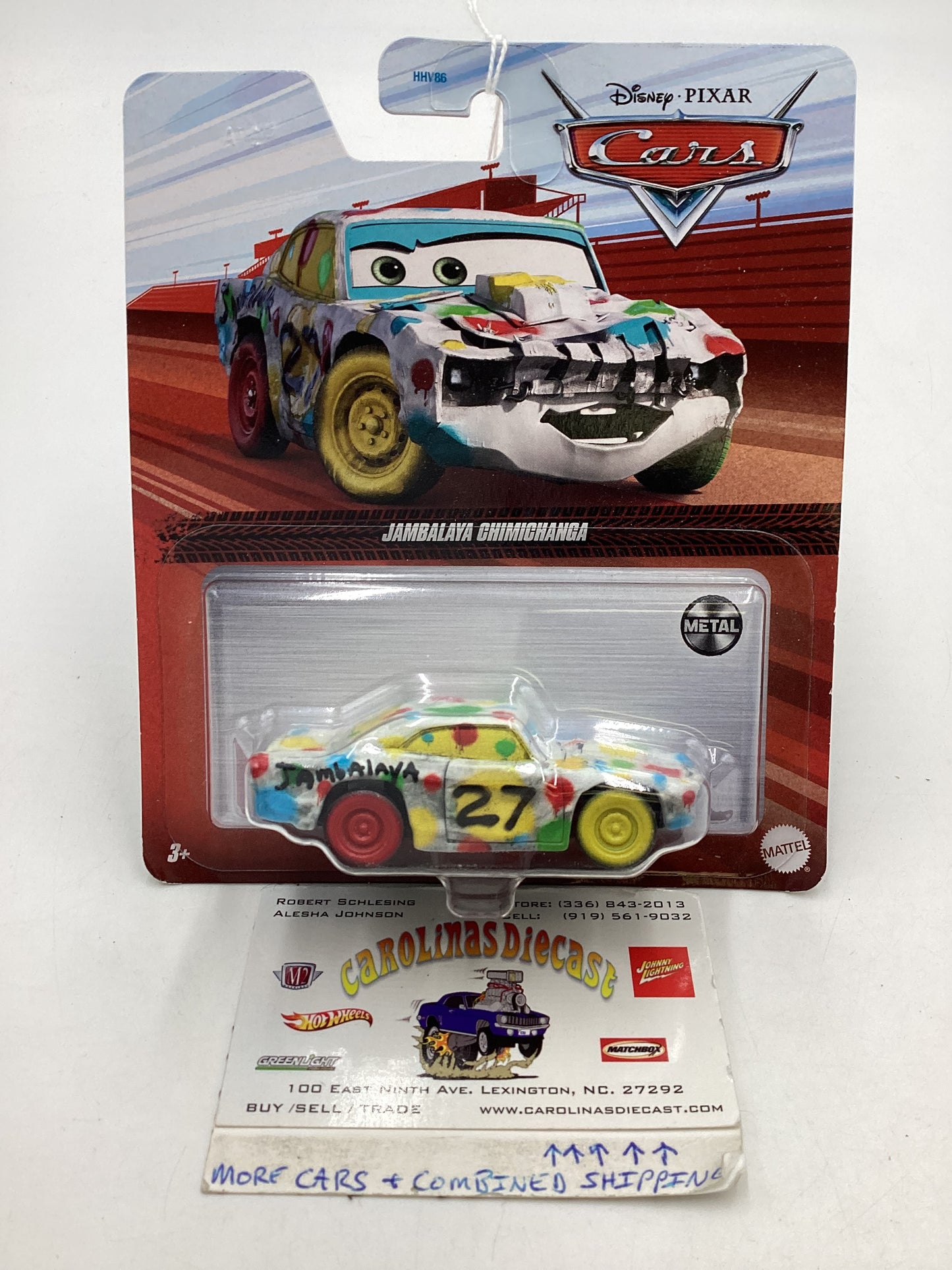 2021 Disney Pixar Cars Jambalaya Chimichanga 141A