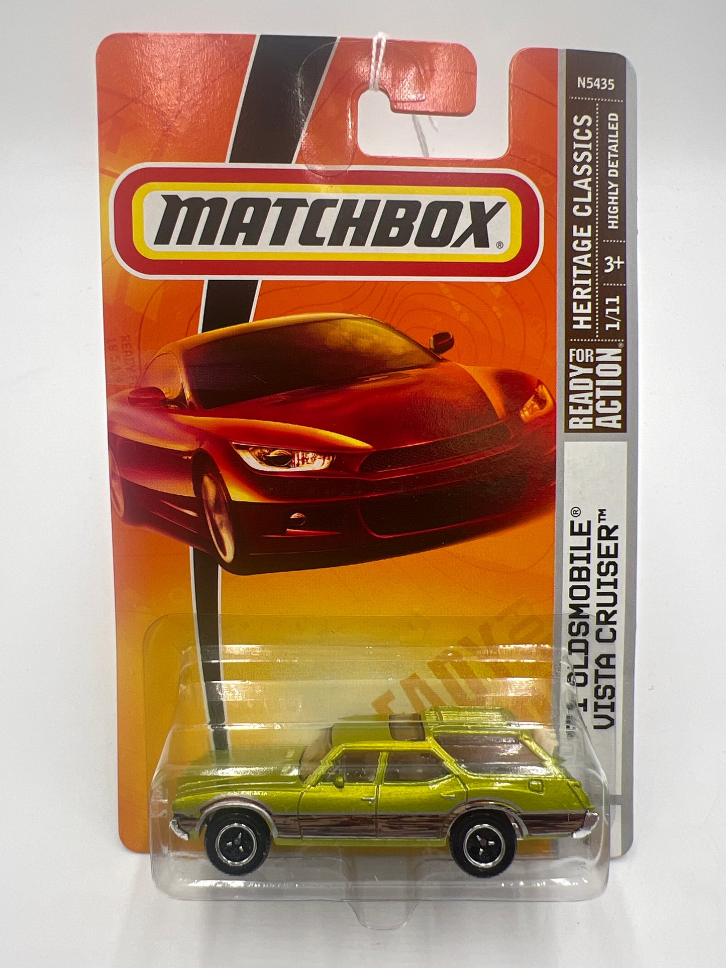 2009 Matchbox  #1 Heritage Classics 71 Oldsmobile Vista Cruiser Green 50I