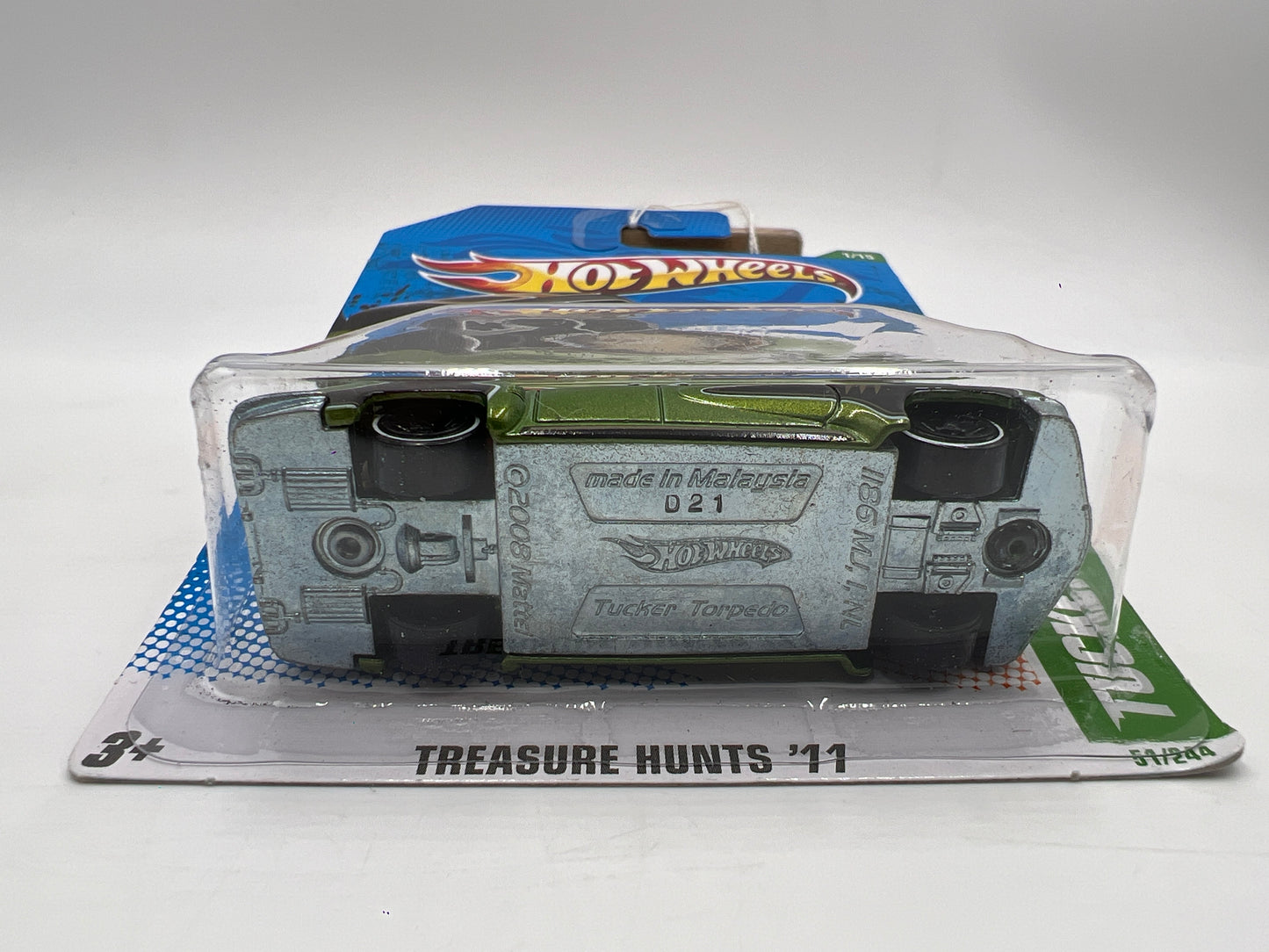 2011 Hot Wheels Treasure Hunts #51 Tucker Torpedo Green/Black 277J