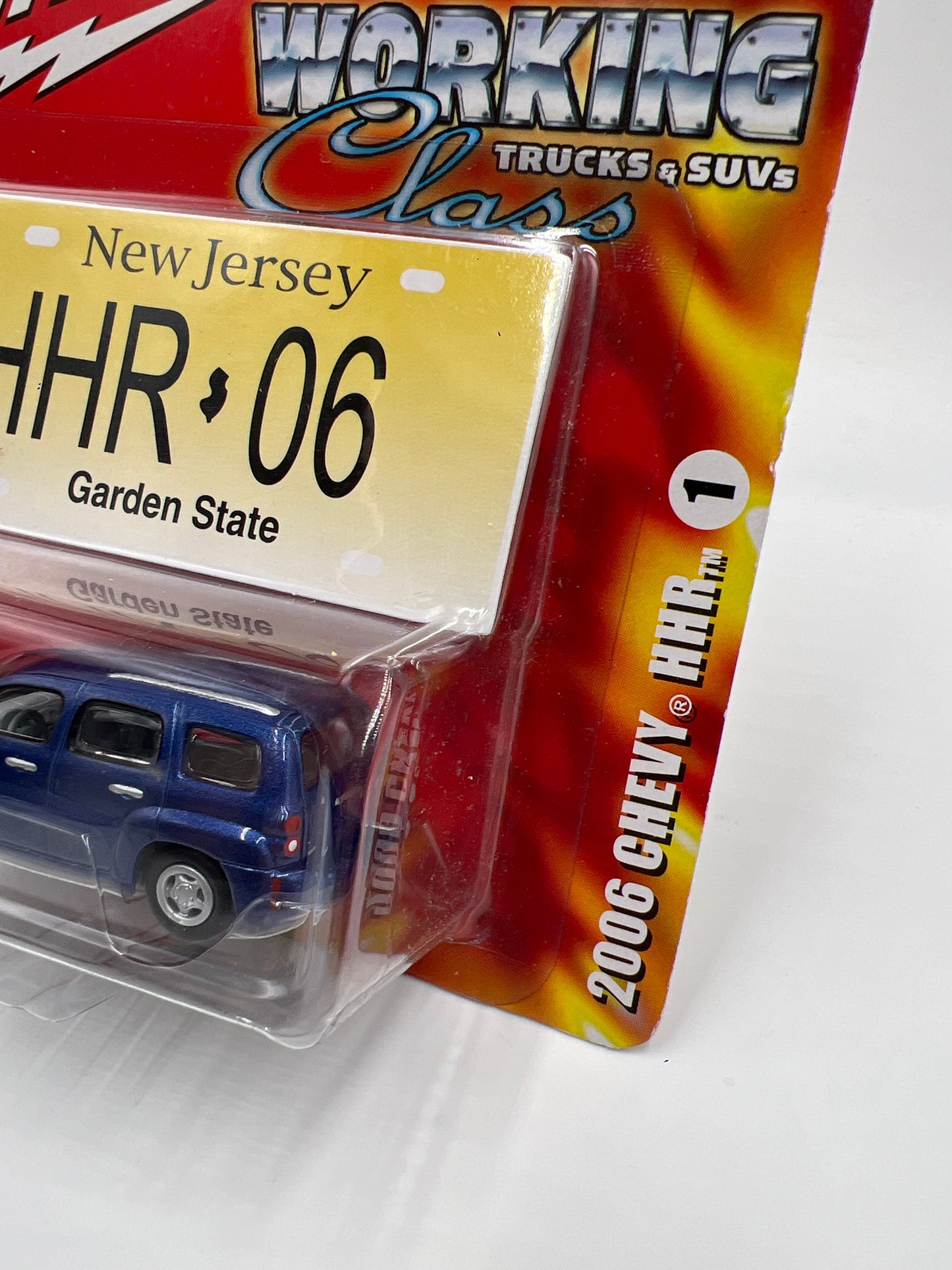 Johnny Lightning Working Class #1 2006 Chevy HHR Blue Card Not Perfect 220D