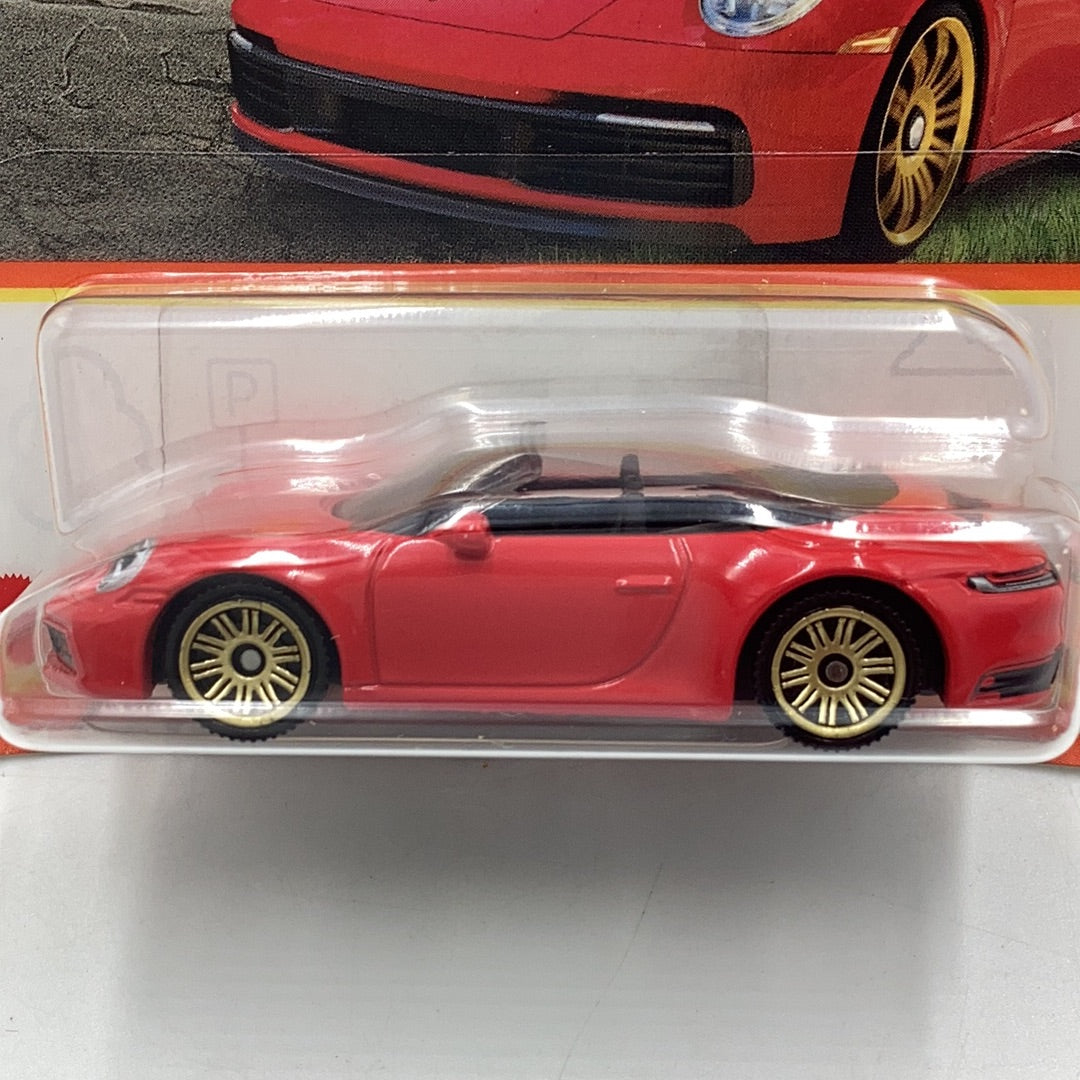 2024 Matchbox #79 Porsche 911 Carrera Cabriolet short card 98i