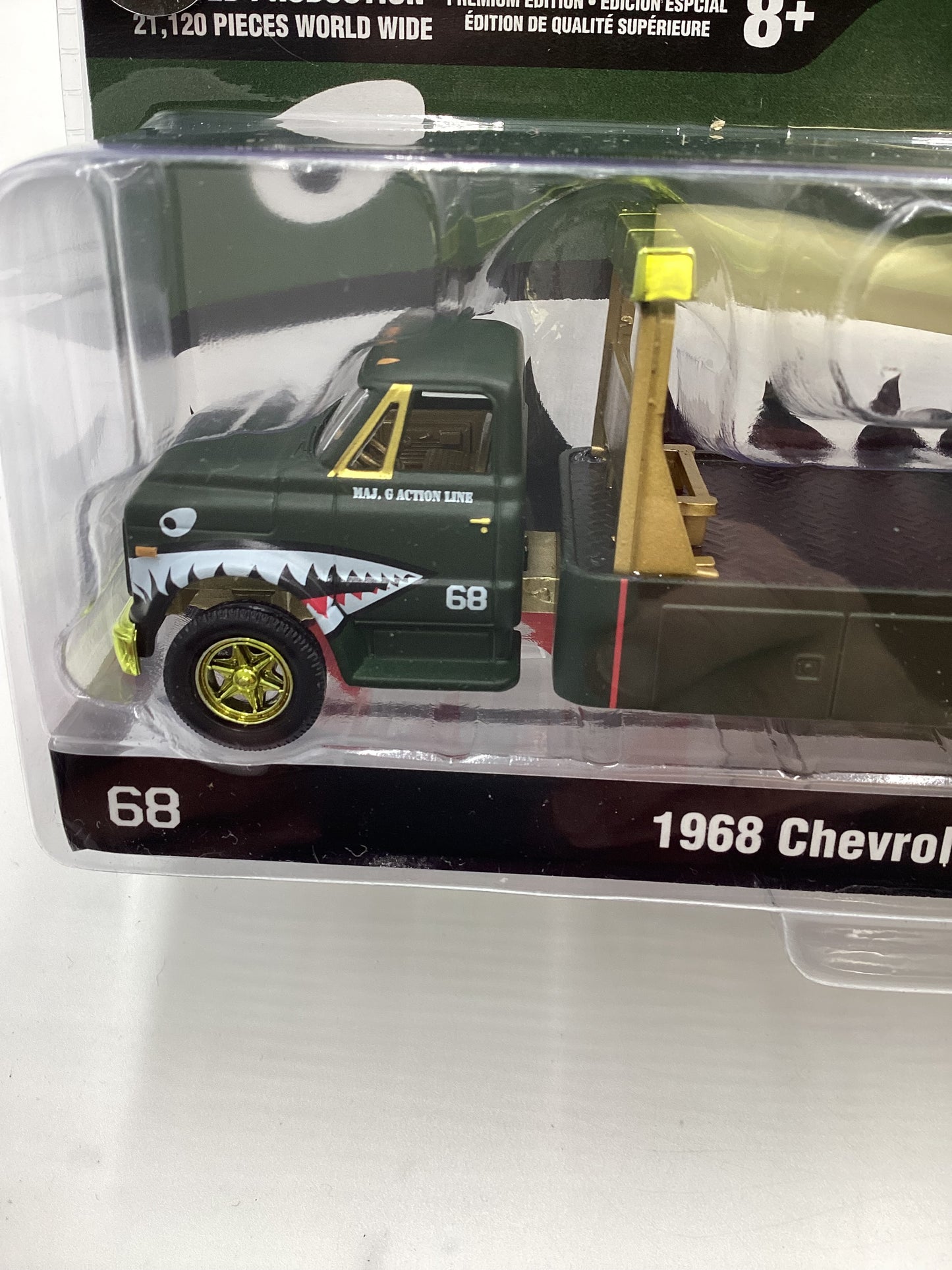 M2 Machines Maj G Action Line 1968 Chevrolet C60 Truck CHASE Green