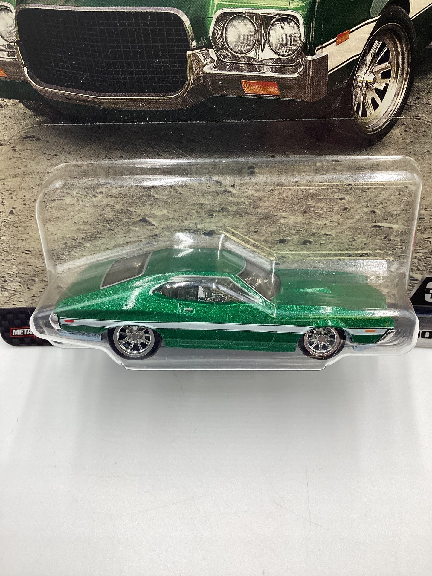 Hot Wheels Fast & Furious #3 1972 Ford Grand Torino Sport Green 246i