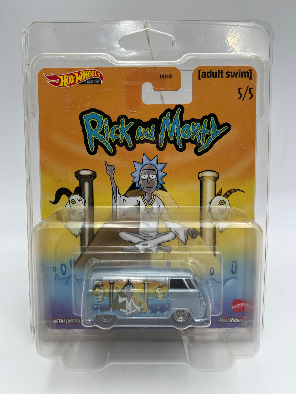 Hot Wheels Premium Rick And Morty #5 Volkswagen T1 Panel Bus W/Protector