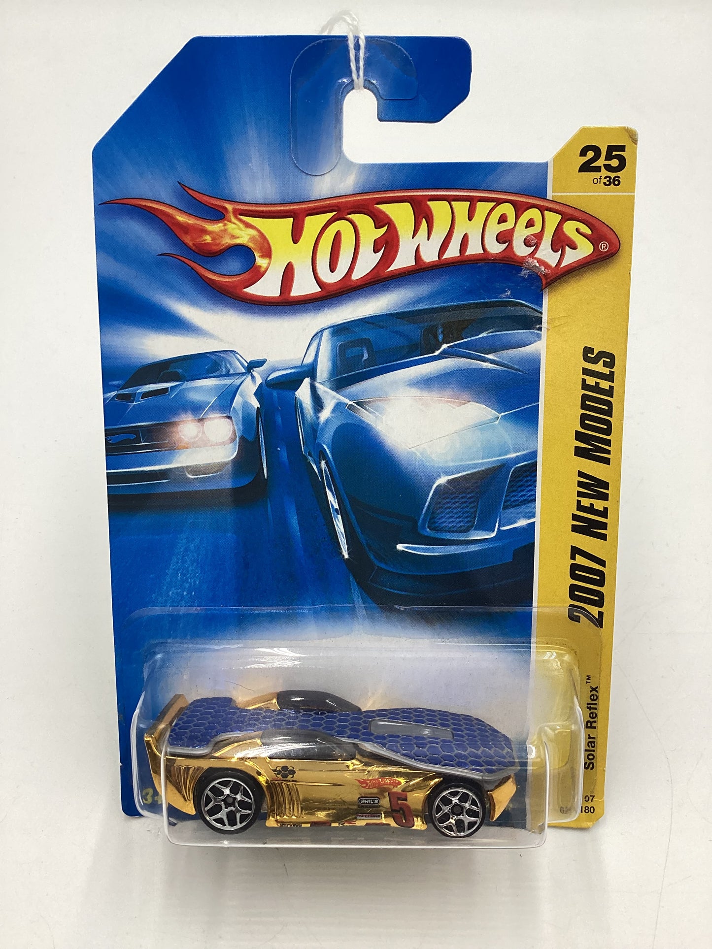 2007 Hot Wheels New Models #25 Solar Reflex Gold ii2