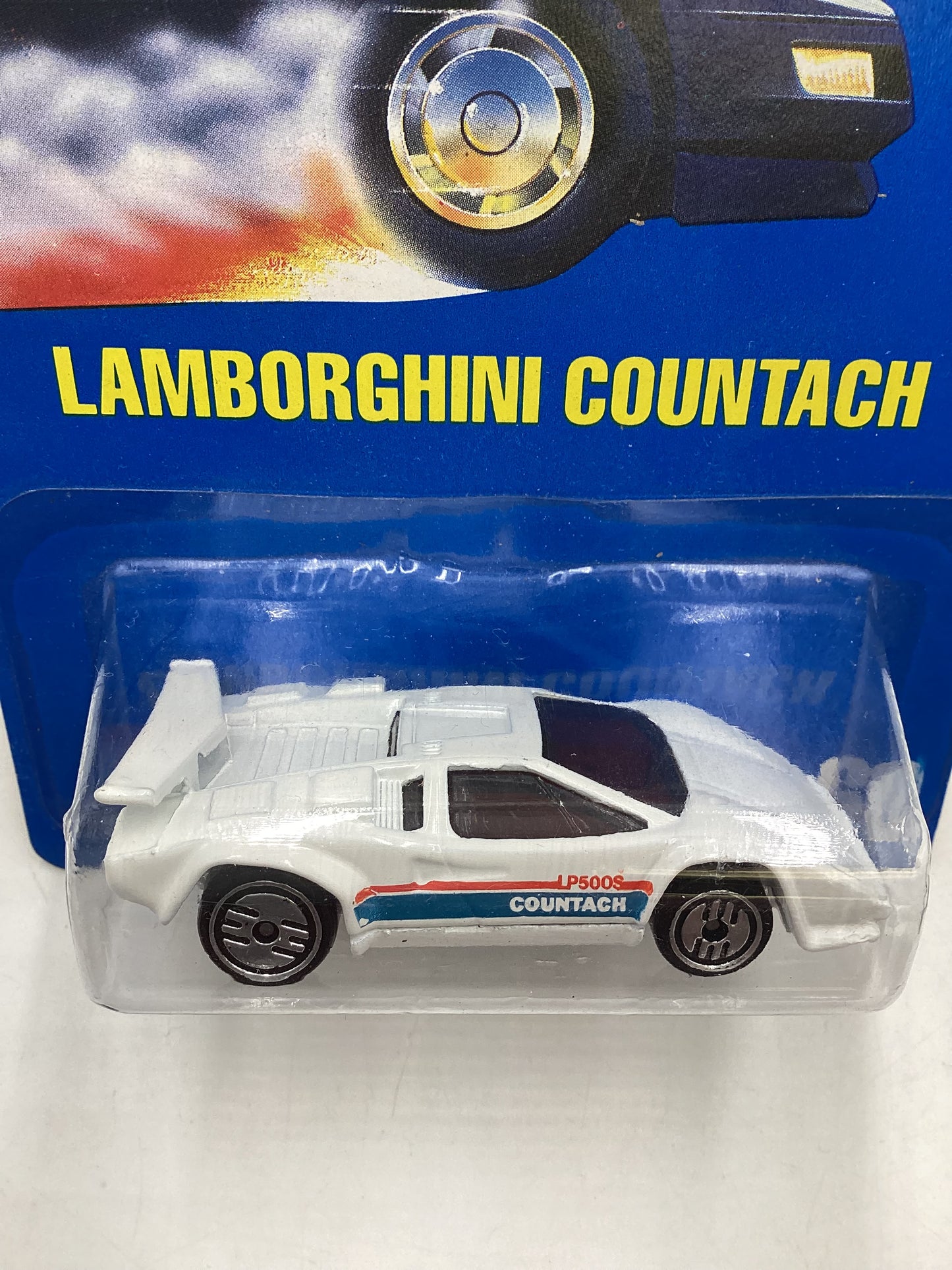 1991 Hot wheels #60 White Lamborghini Countach