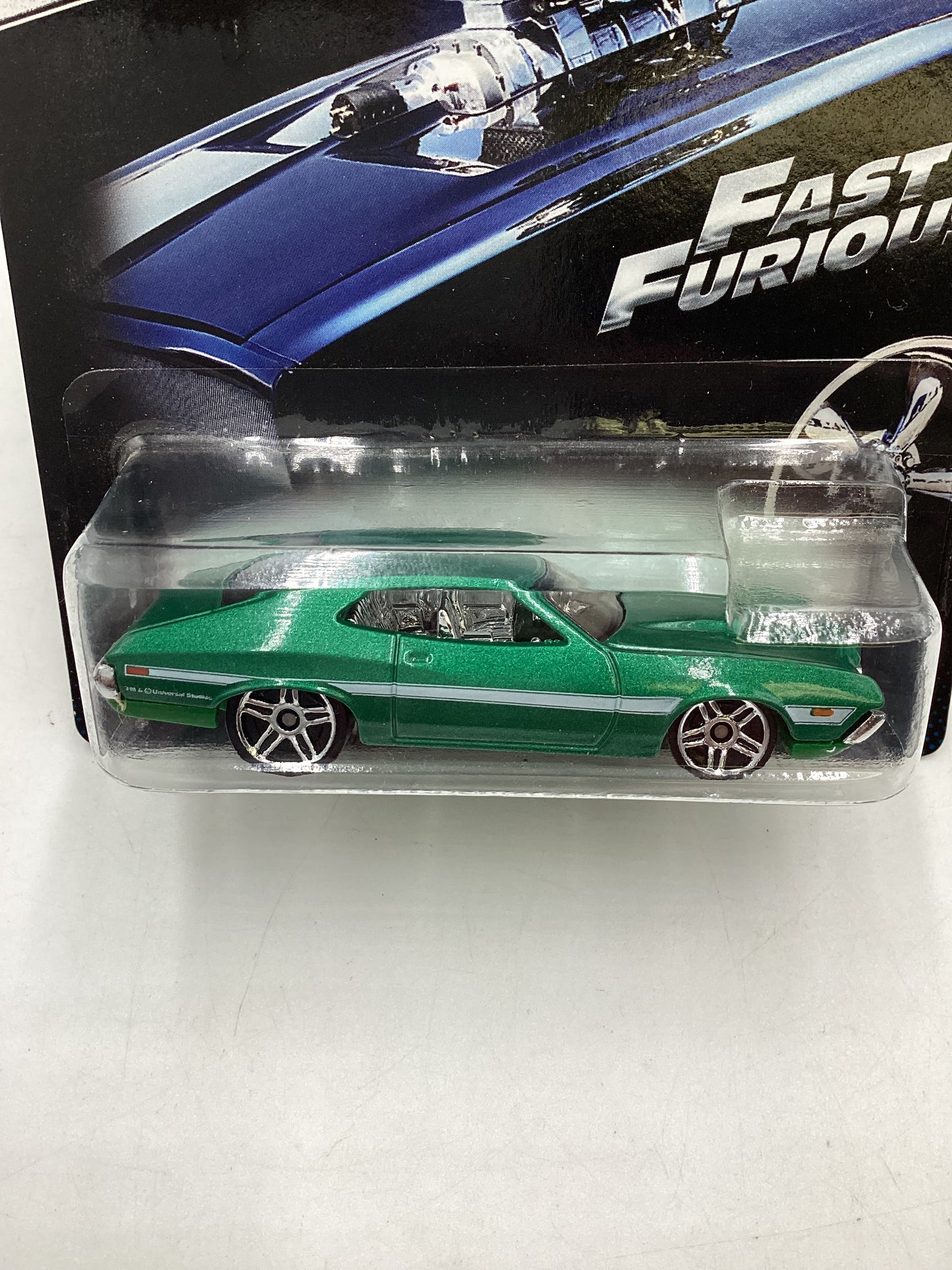 2015 Hot Wheels Fast & Furious #4 72 Ford Grand Torino Sport with protector 70G