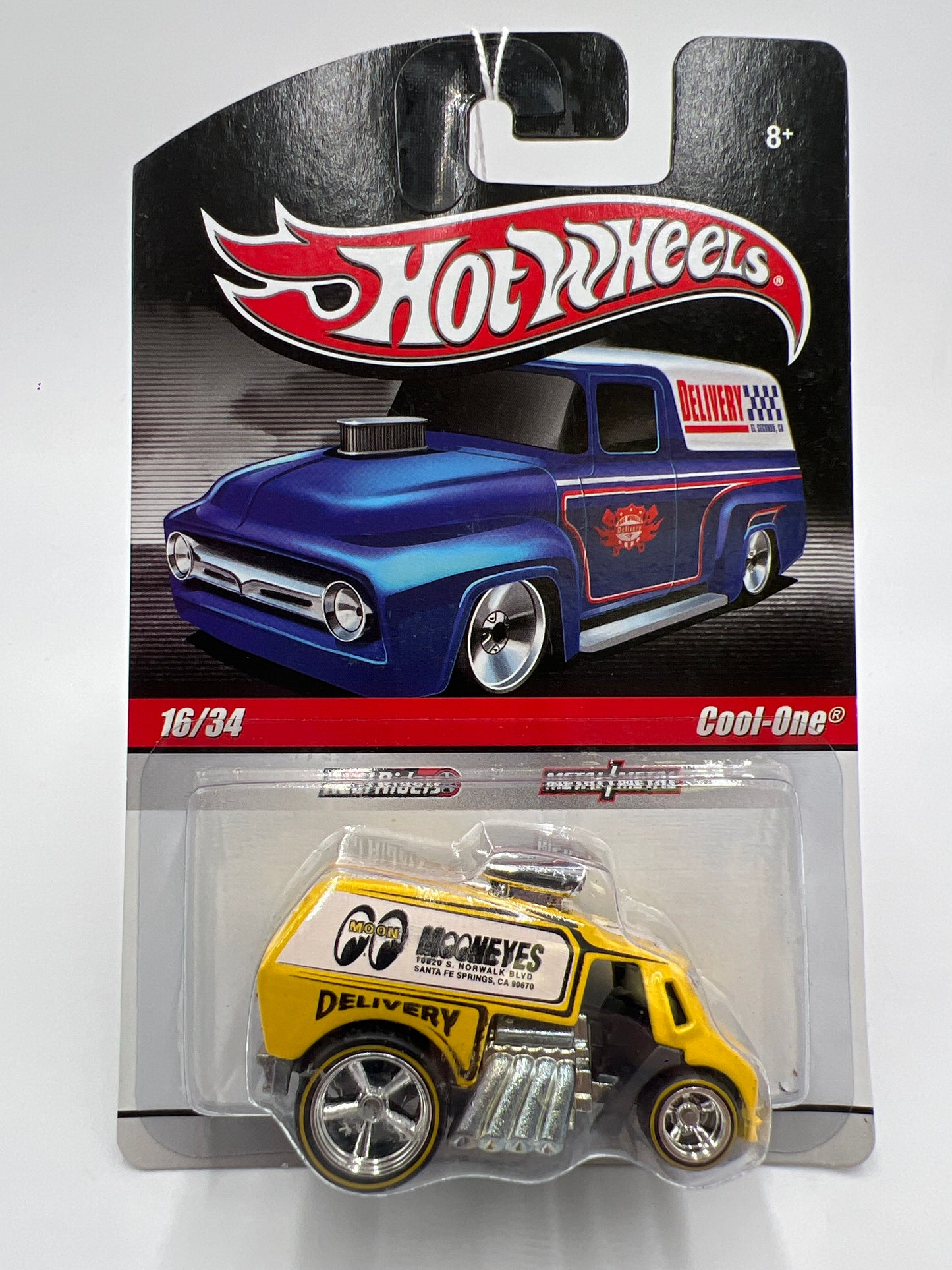 Hot Wheels Premium Delivery Series #16 Cool One Mooneyes Yellow