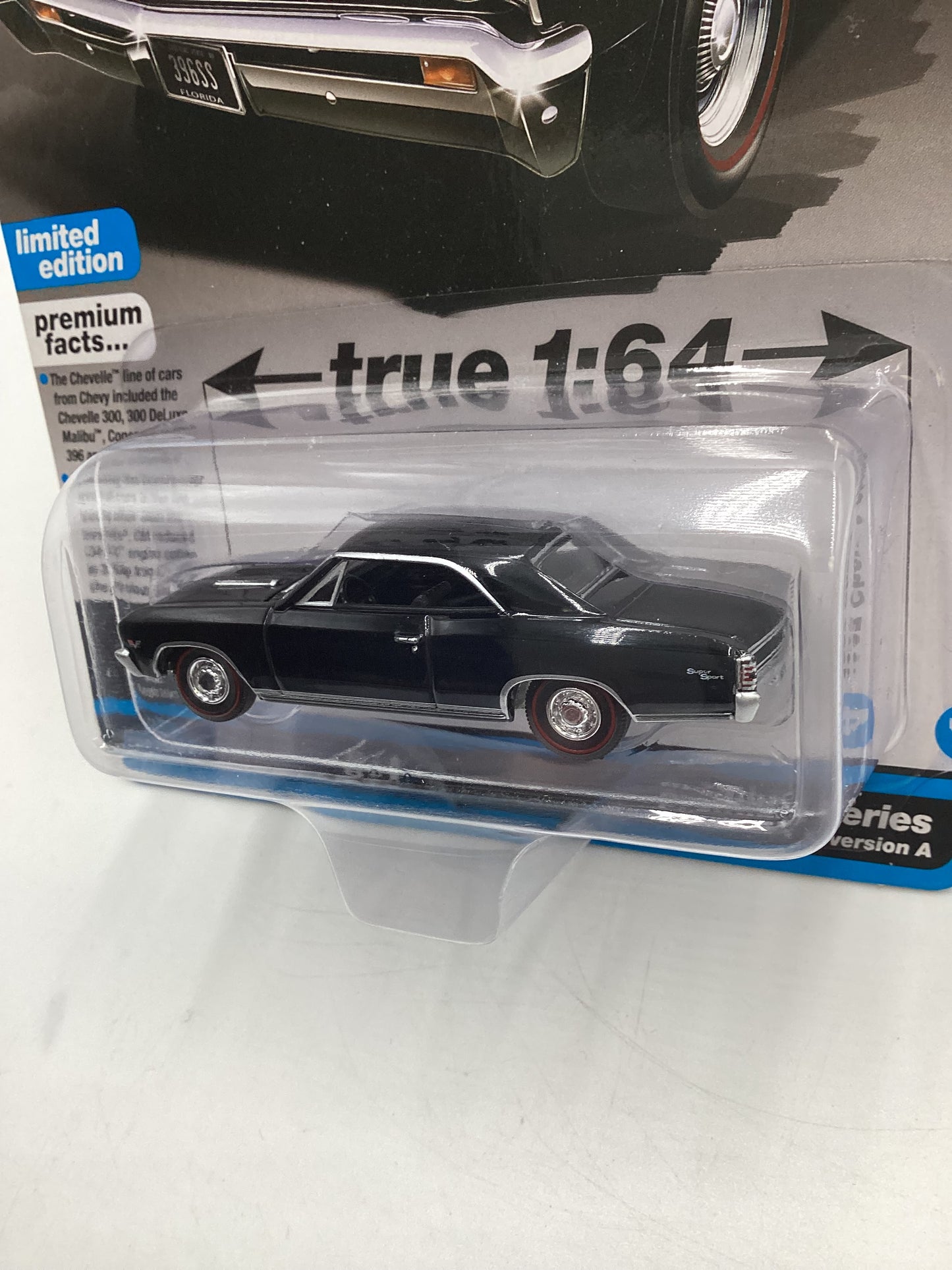 Auto World Vintage Muscle Release 4 Version A 1967 Chevy Chevelle SS 396 Black 183G