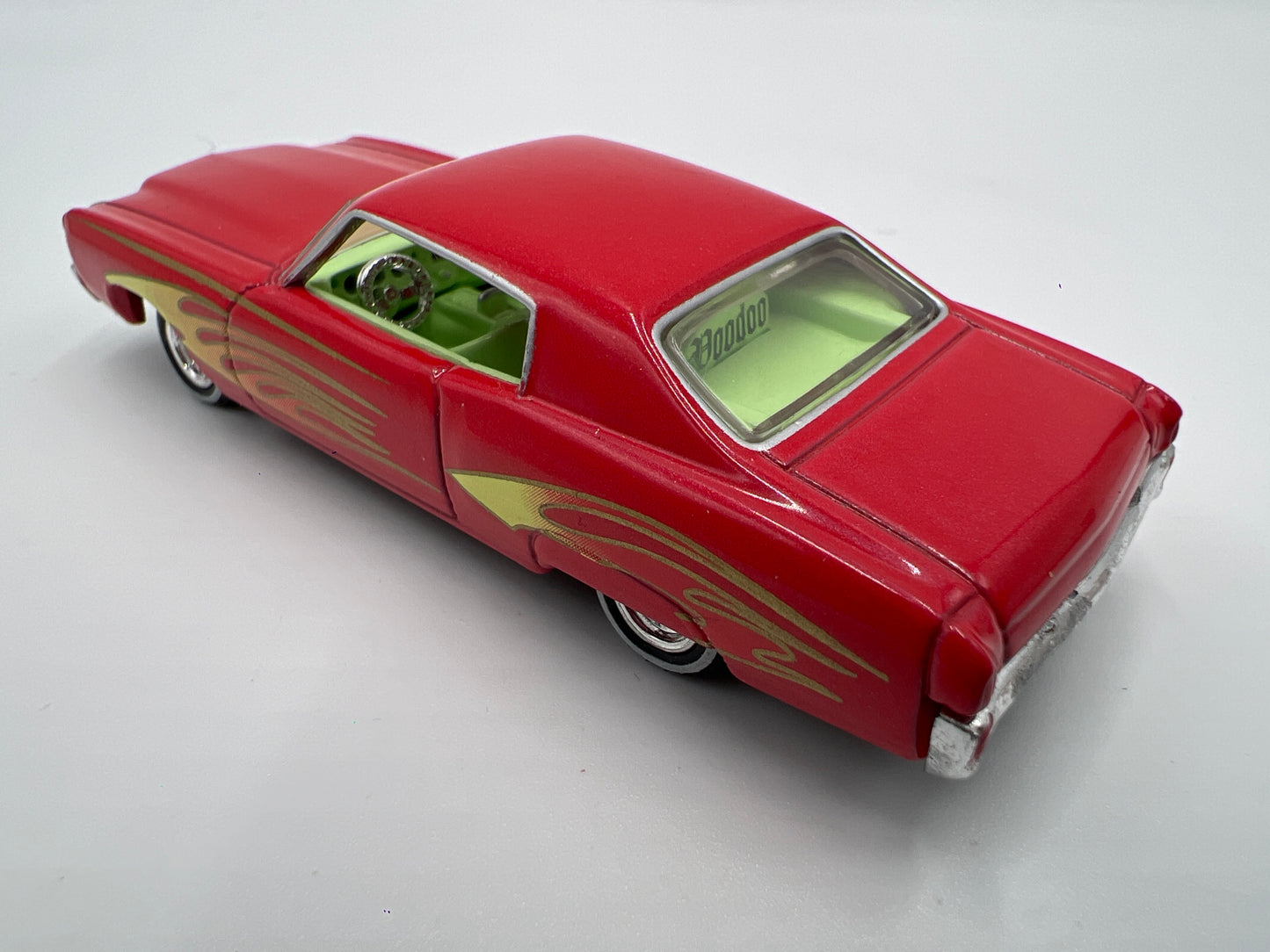 Hot Wheels Collectibles 1/64 VooDoo Highway 70 Monte Carlo Lowrider Red Loose