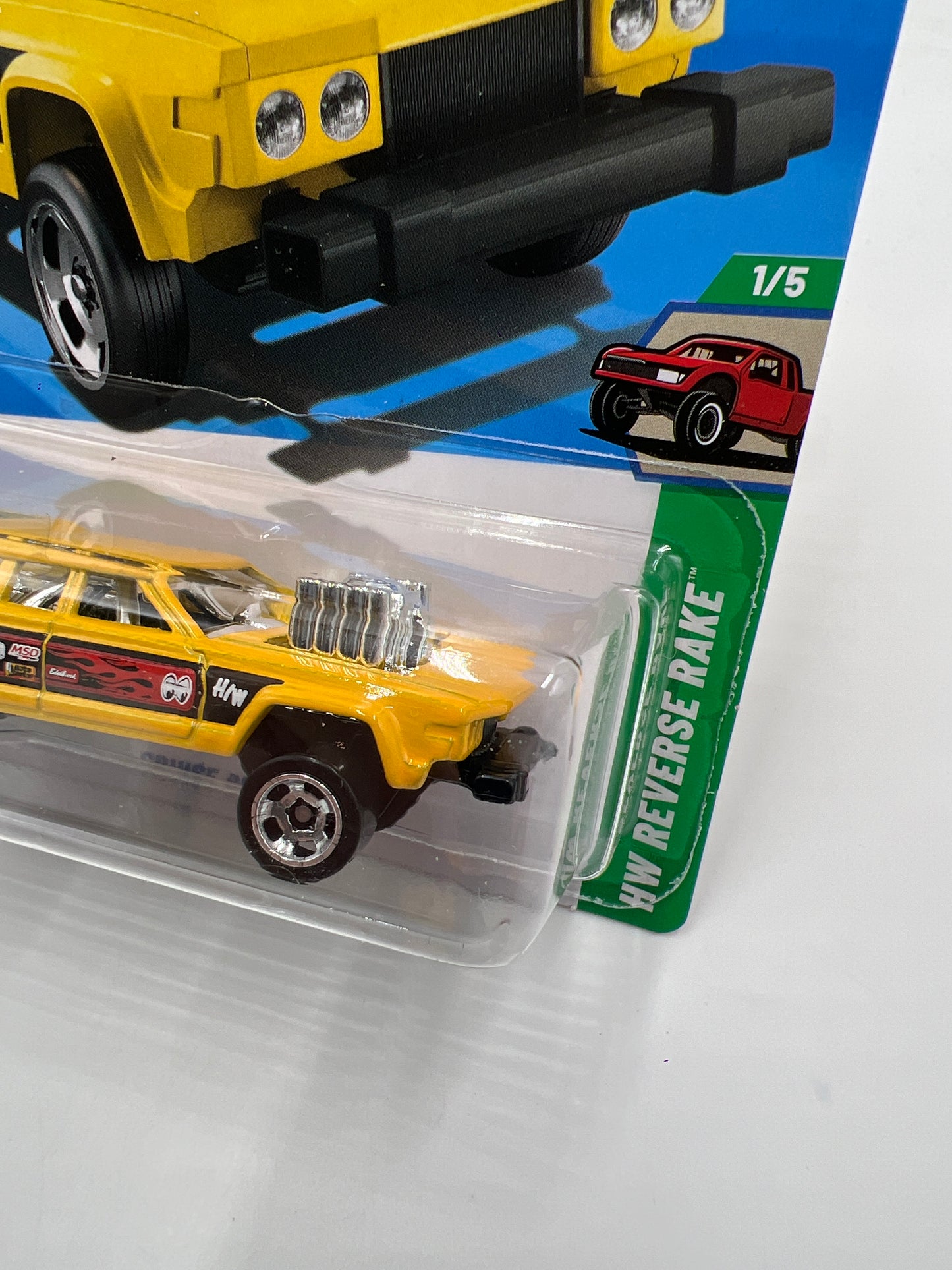 2025 Hot Wheels J Case Reverse Rake #91 Cruise Bruiser Yellow 64C