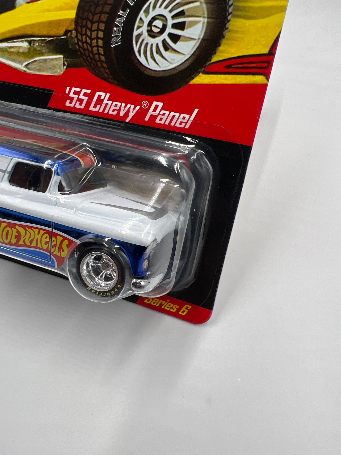 Hot Wheels RLC Real Riders Series 6 #4690/11000 55 Chevy Panel W/Protector