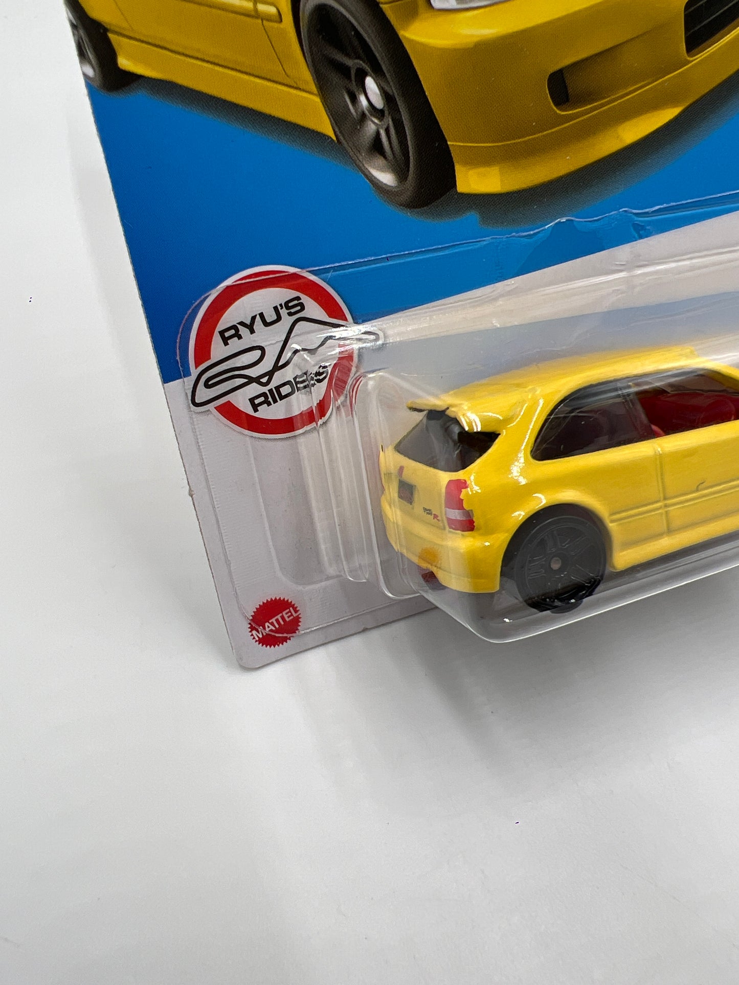 2022 Hot Wheels Hatchbacks #125 99 Honda Civic Type R EK9 Yellow 79A