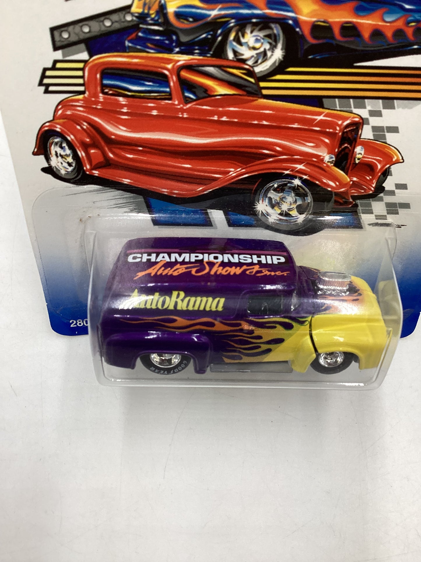 Hot wheels World of Wheels Autorama 56 Ford Purple with protector