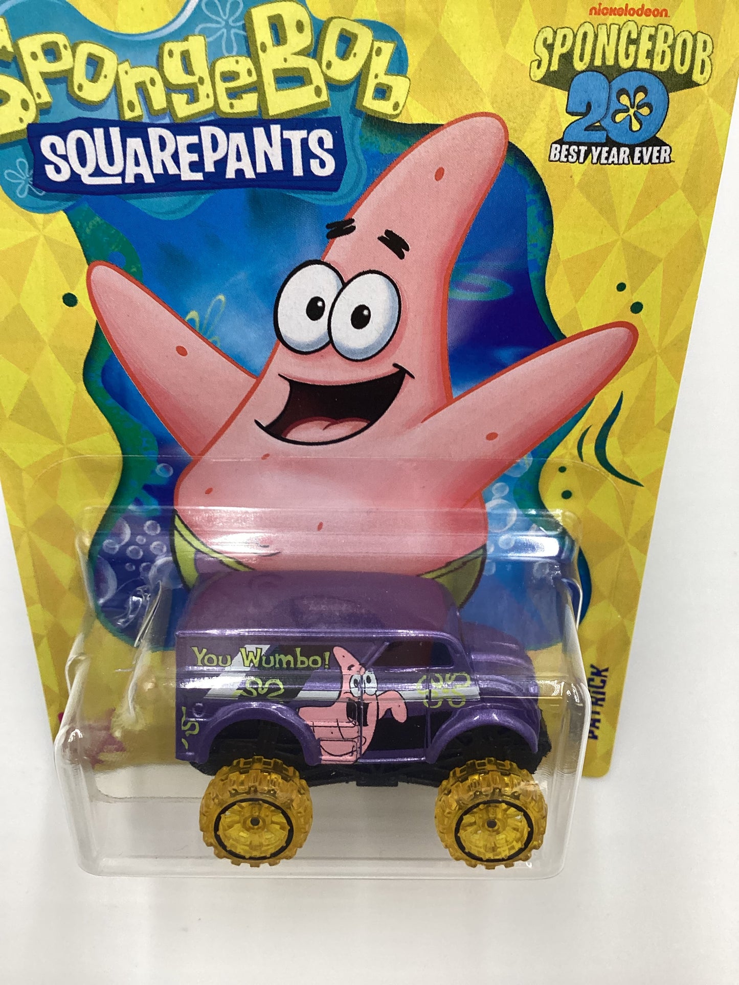 Hot Wheels Spongebob 20 Best Year Ever Set #5 Monster Dairy Delivery Purple Patrick 161L