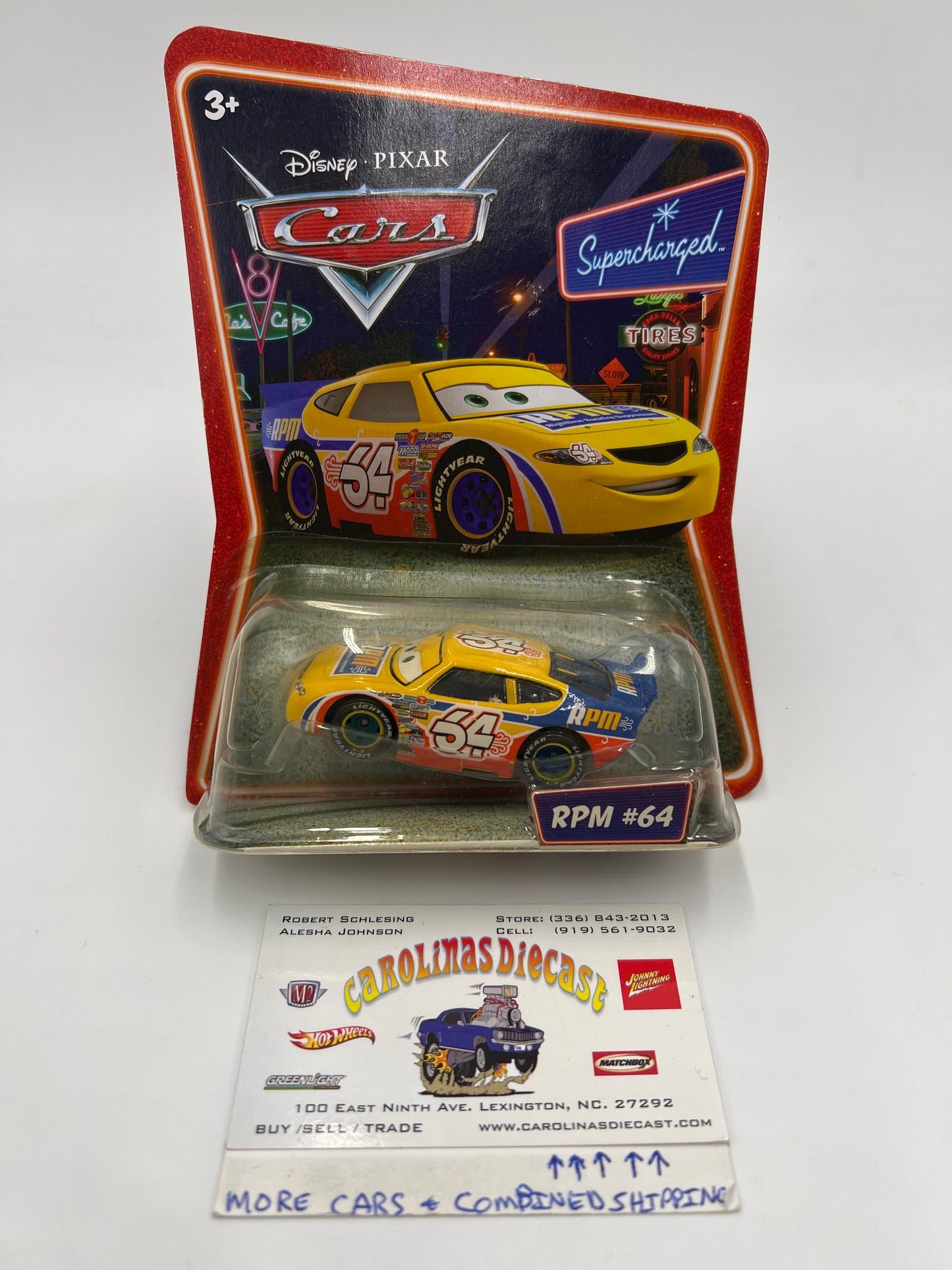 Disney Pixar Cars Supercharged RPM #64 141H