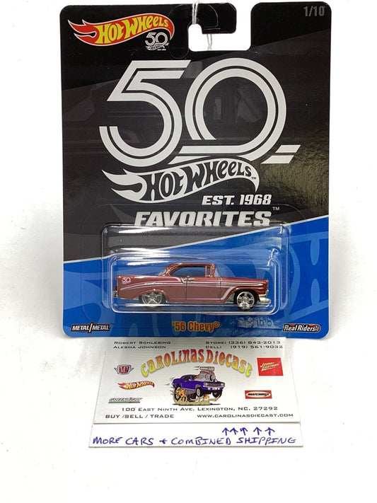 Hot wheels 50th favorites 56 Chevy 245L