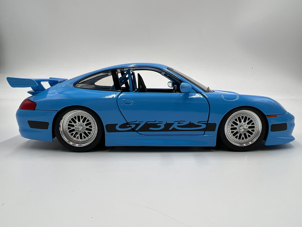 Jada Toys 1/24 Scale Fast & Furious Porsche 911 GT3 RS Light Blue Loose