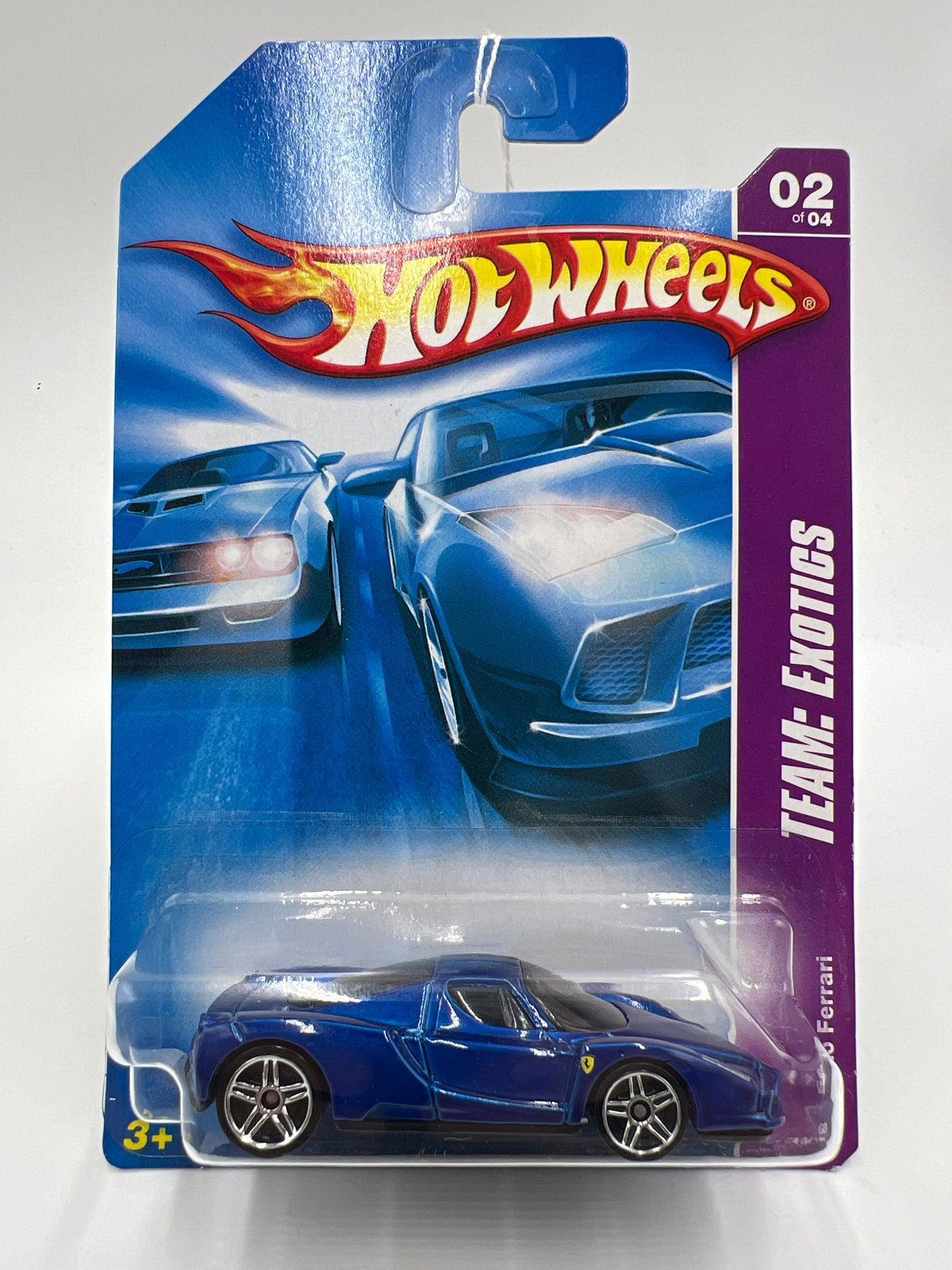 2008 Hot Wheels Team Exotics #114 Enzo Ferrari Blue SR