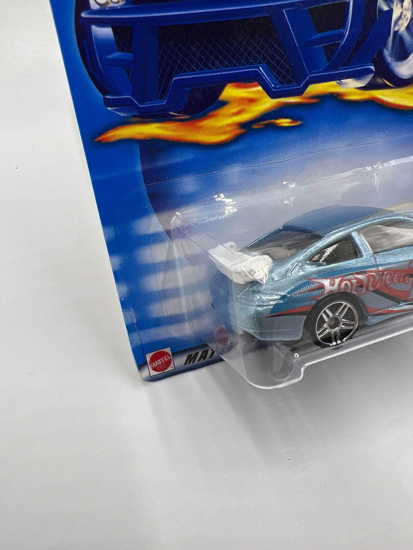 2003 Hot Wheels Collector #128 Porsche 911 GT3 Cup Light Blue 99D