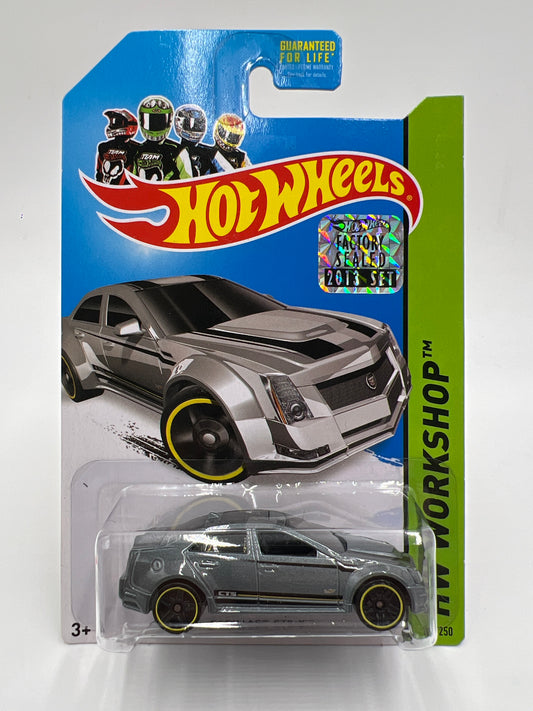 2013 Hot Wheels Kmart Exclusive #152 Cadillac CTS-V Silver Factory Sealed W/Protector