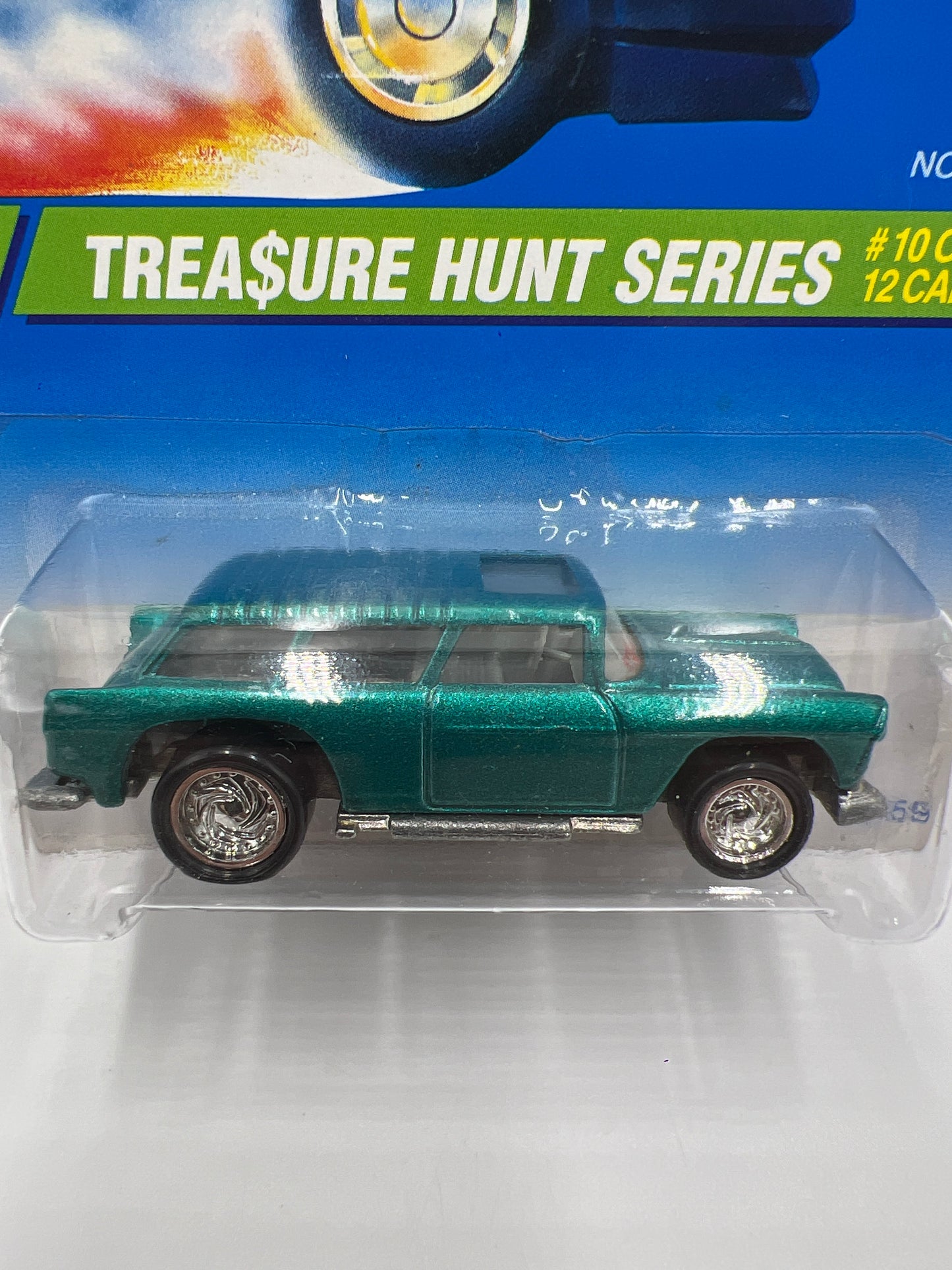 1995 Hot Wheels Treasure Hunt Series #10 Classic Nomad Green W/Protector
