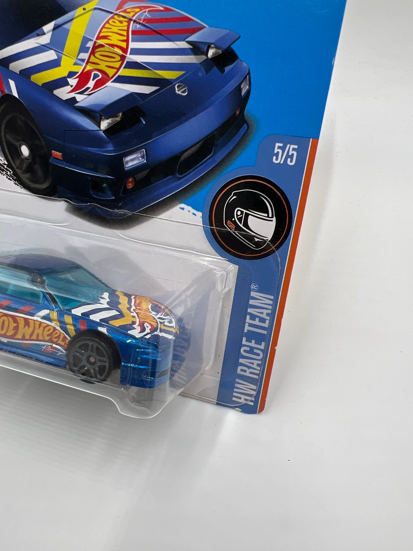 2017 Hot Wheels Race Team #225 96 Nissan 180SX Type X Blue 82C