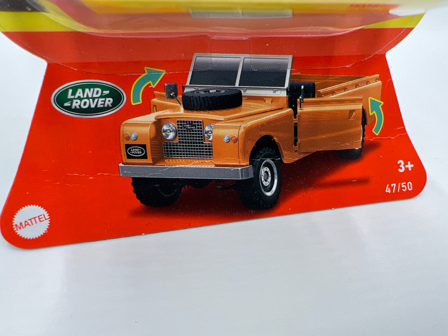 Matchbox Moving Parts #47 1965 Land Rover Gen II Pickup Orange 167o