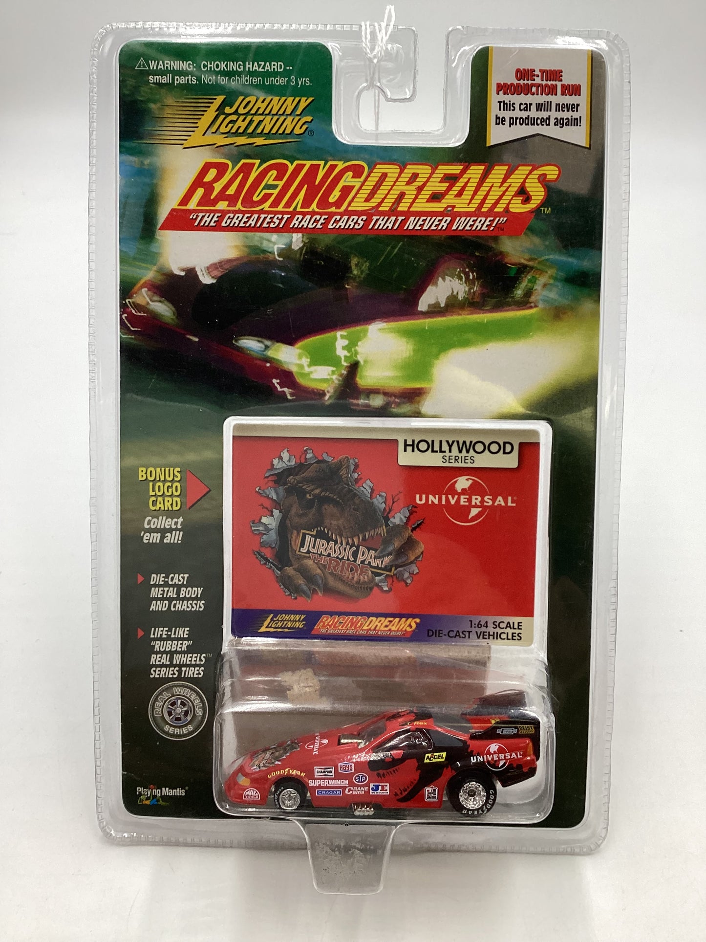 Johnny Lightning Racing Dreams Jurassic Park Drag Funny Car 188G