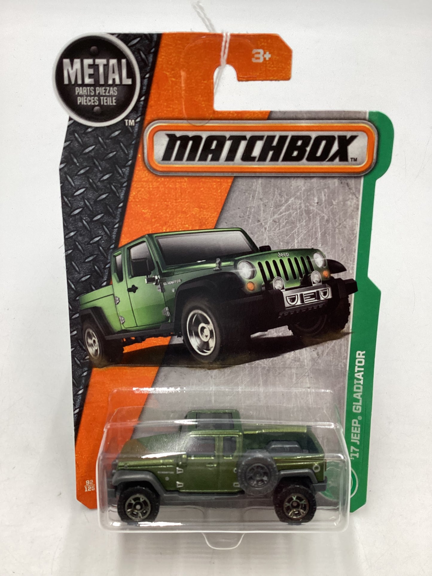 Matchbox #92 Jeep Gladiator Green 208E