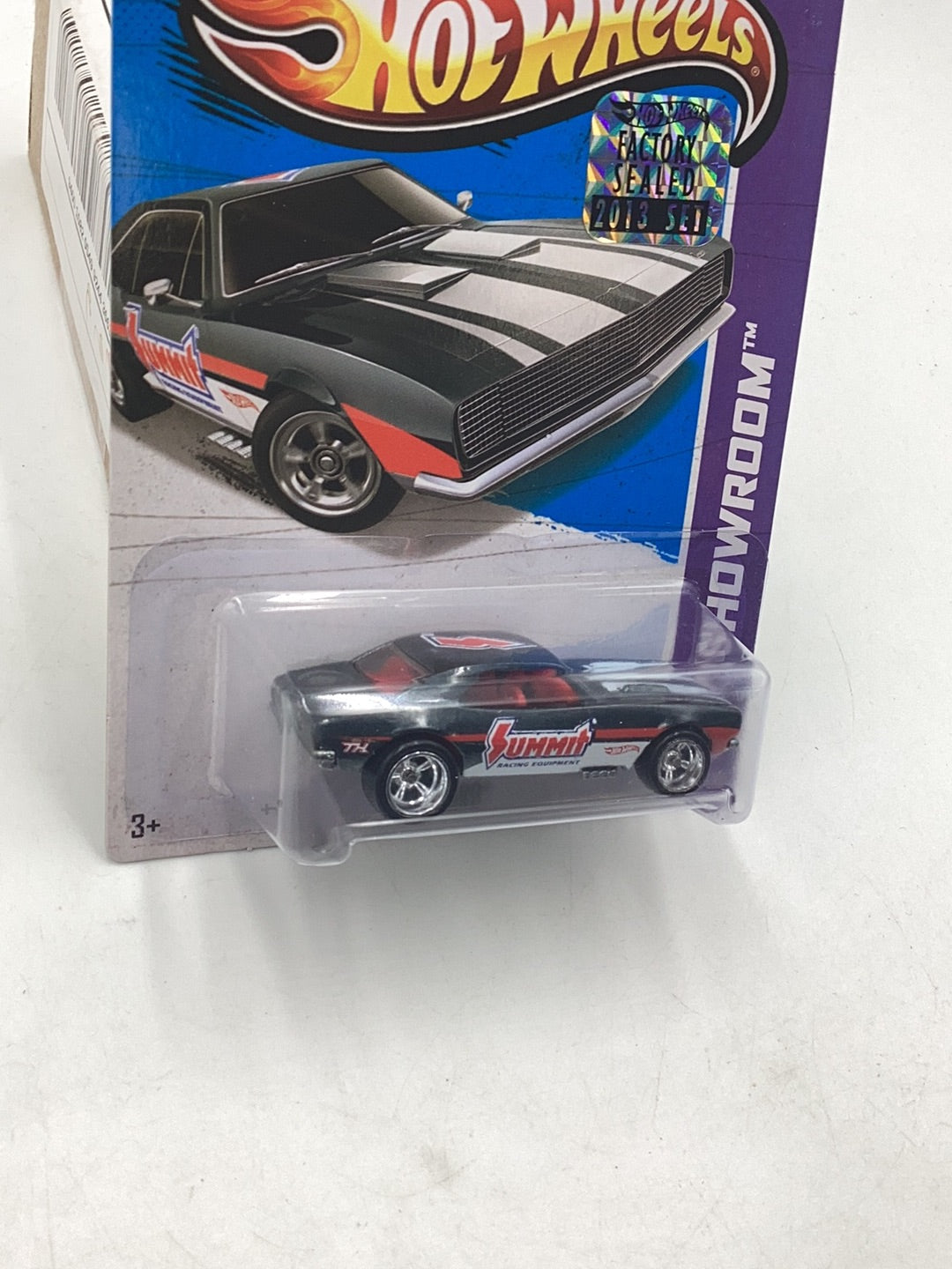 2013 hot wheels super treasure hunt factory sealed sticker 67 Camaro Summit W/Protector