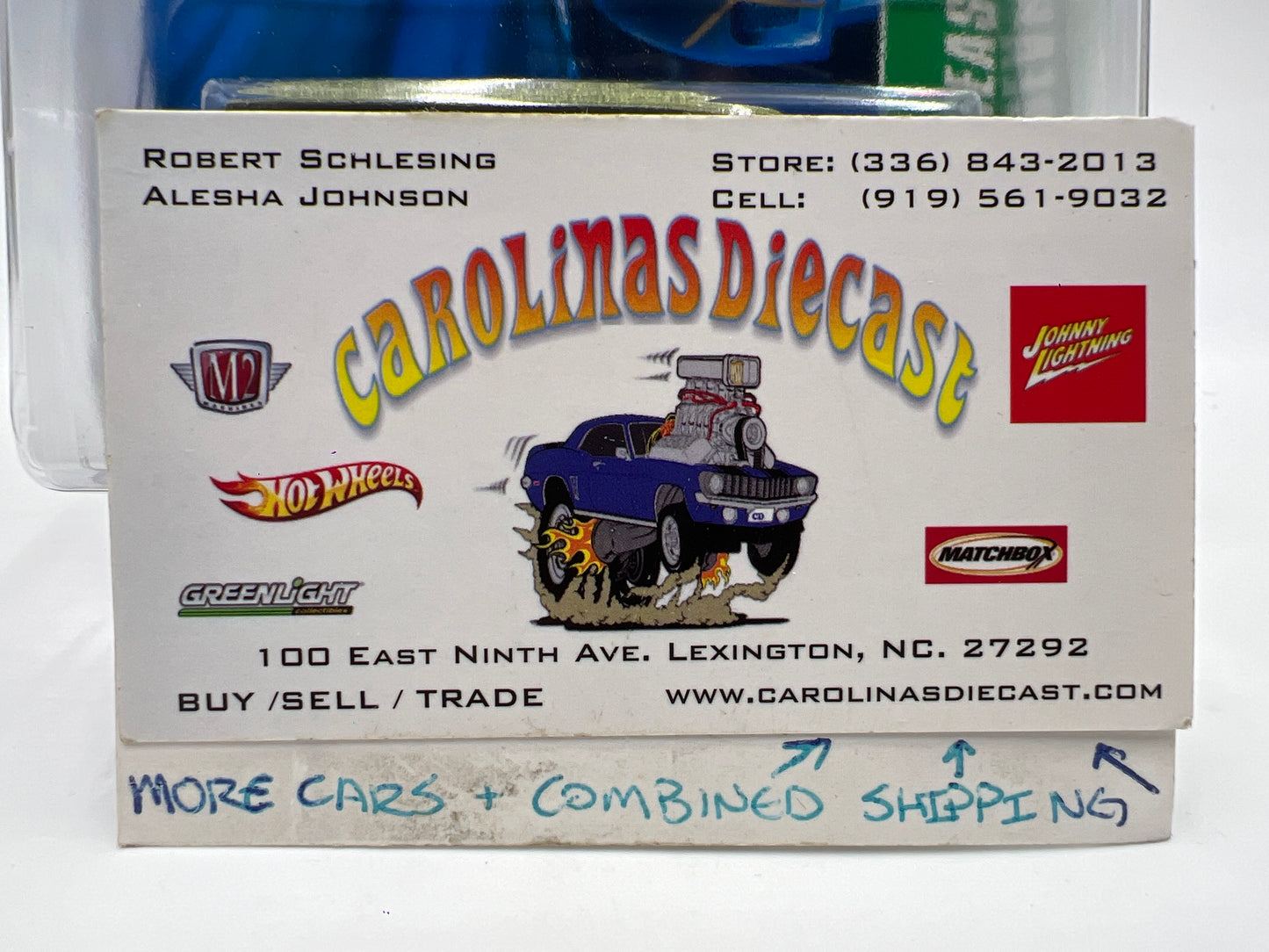 2007 Hot Wheels Treasure Hunt #50 Dairy Delivery Green Signed By MiQ WilmOtt W/Protector