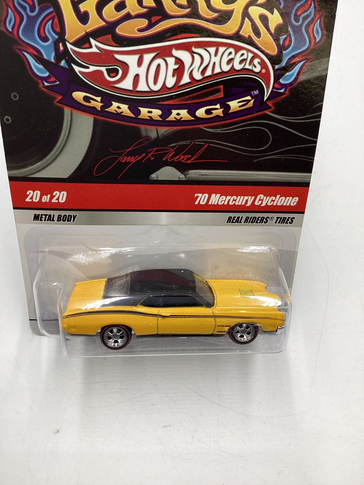 Hot Wheels Premium Larrys Garage #20 70 Mercury Cyclone Yellow 245K