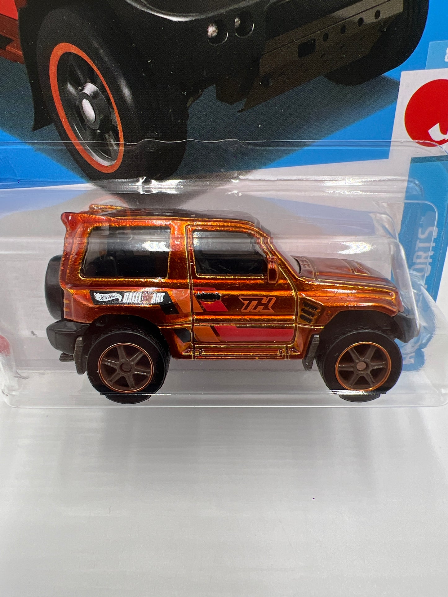 2024 Hot Wheels Super Treasure Hunt #169 Mitsubishi Pajero Evolution Orange W/Protector
