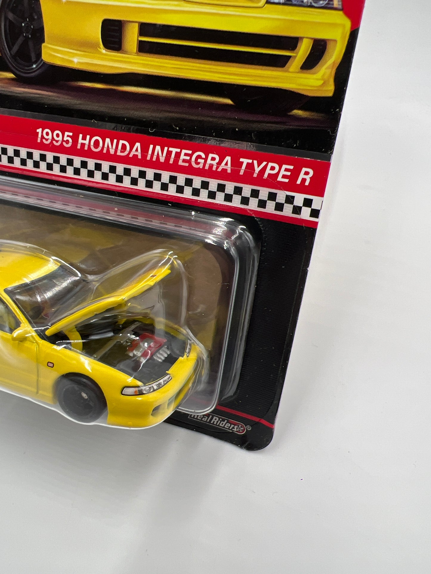 Hot Wheels RLC 1995 Honda Integra Type R Yellow W/Protector