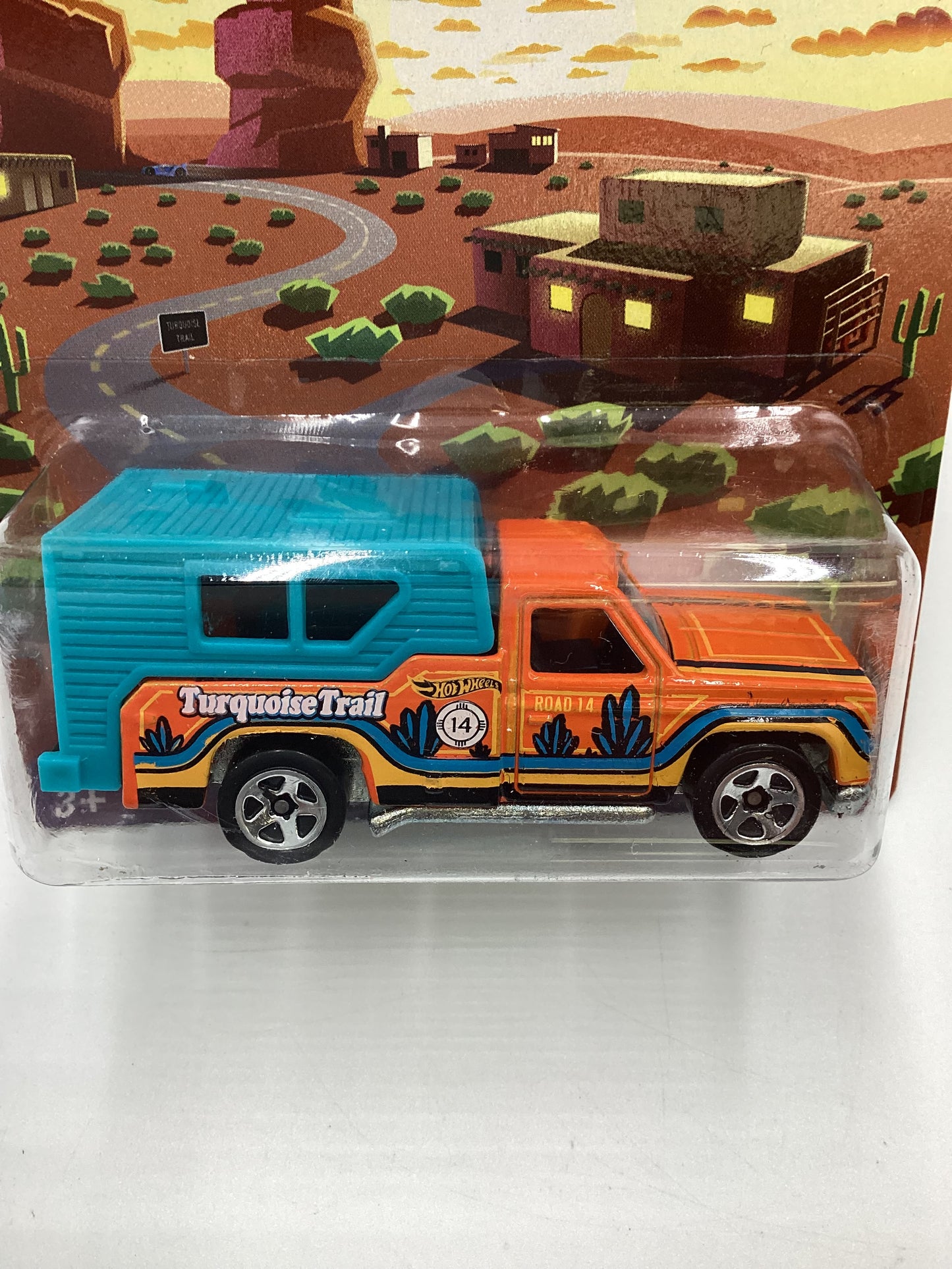 HW Road Trippin Road 14 Turquiose Trail #3 Backwoods Bomb Orange/Blue 158E