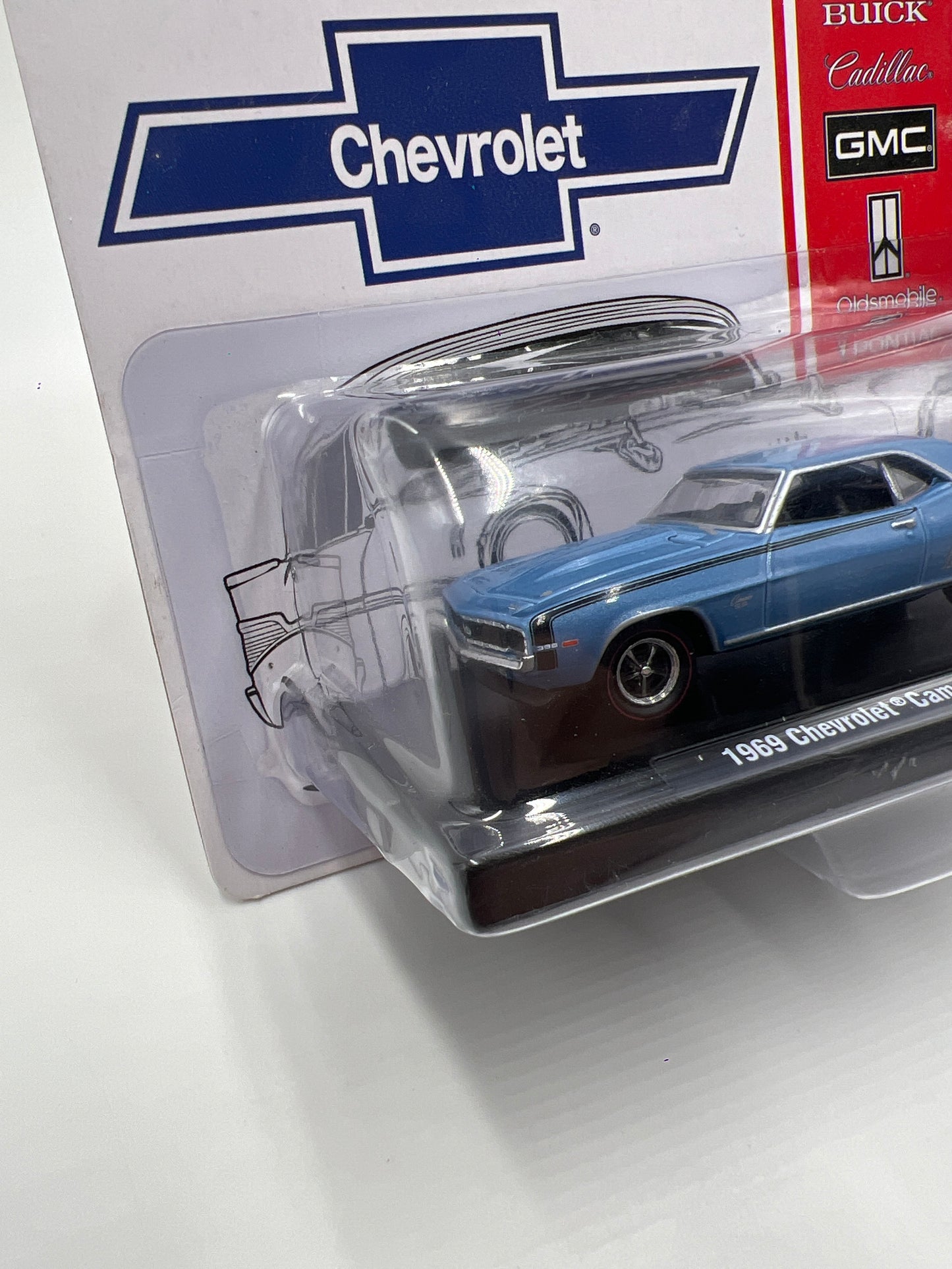 M2 Machines Auto Drivers 1969 Chevrolet Camaro SS RS Blue R32 189B