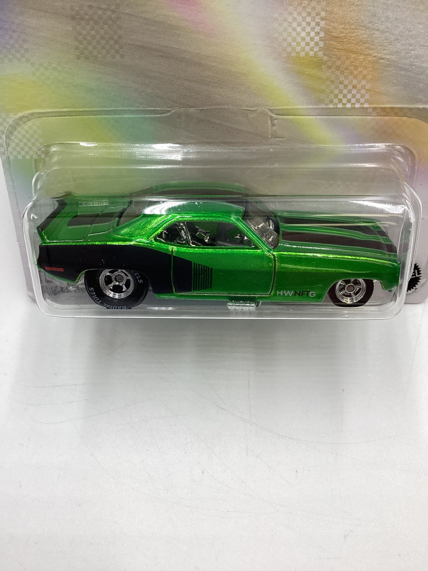 Hot Wheels NFT Garage Series 8 #43 72 Plymouth Cuda FC Green