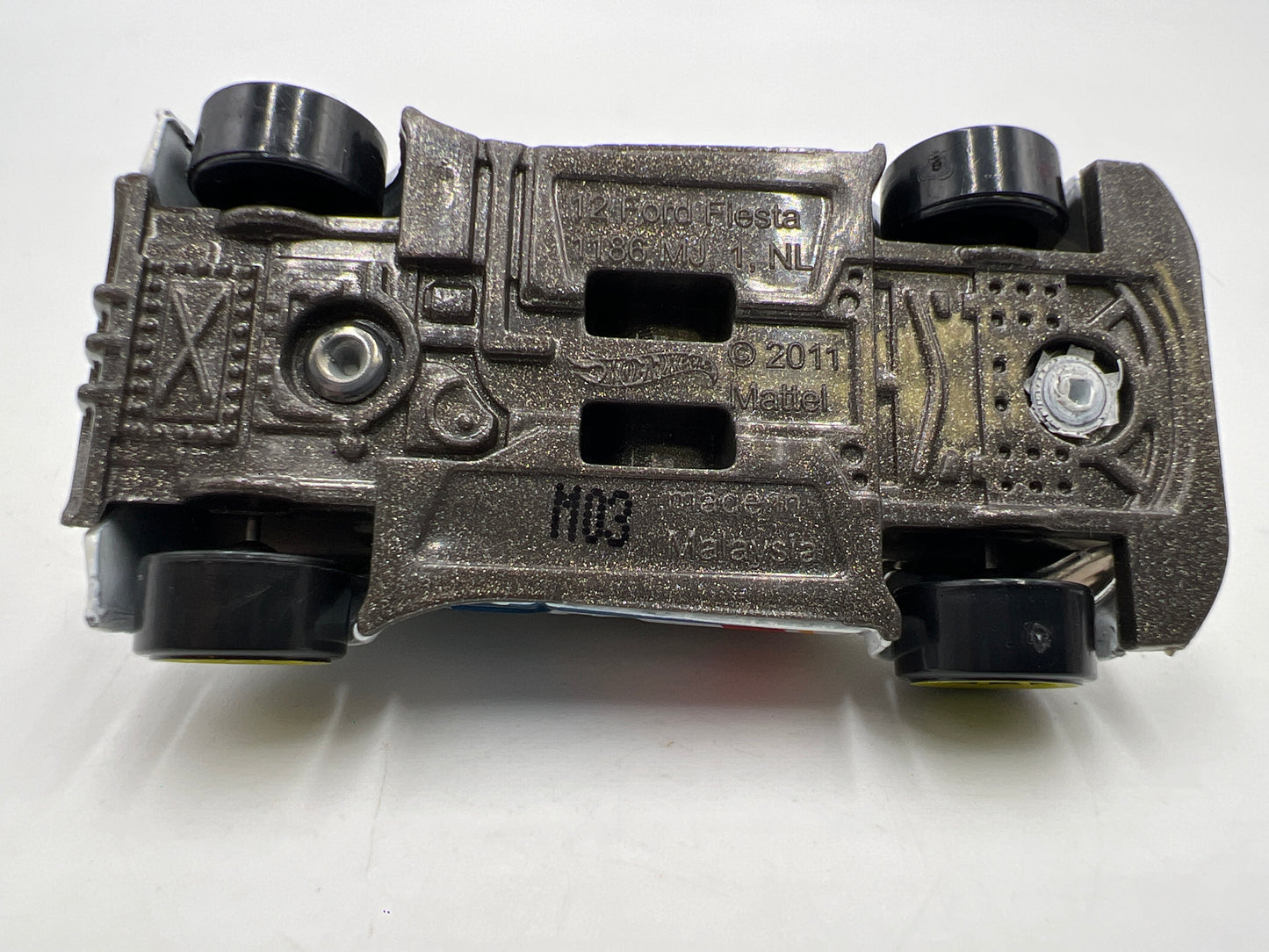 2019 Hot Wheels Mystery Models Series 2 #10 12 Ford Fiesta White