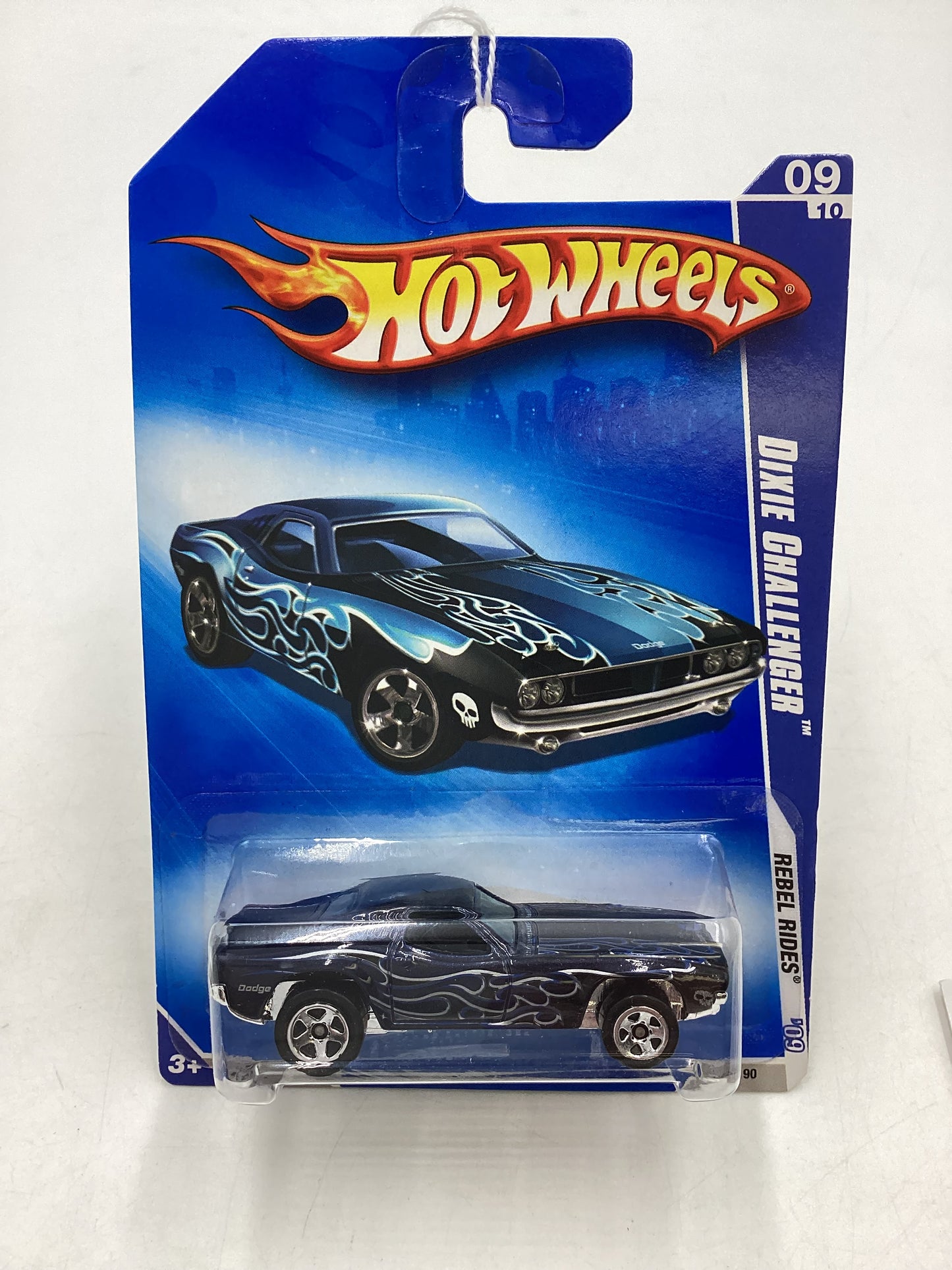 2009 Hot Wheels #145 Dixie Challenger Dark Blue 45D