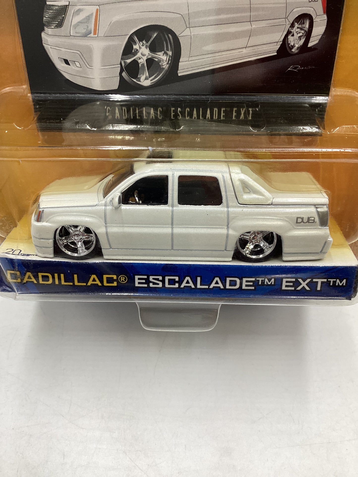 Jada Toys Dub City #051 Cadillac Escalade EXT White 221B