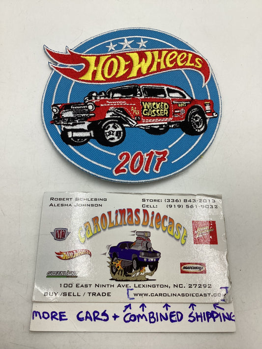 Hot wheels 2017 17th Nationals Pittsburgh PA 55 Chevy Bel Air Gasser Wicked Gasser Patch