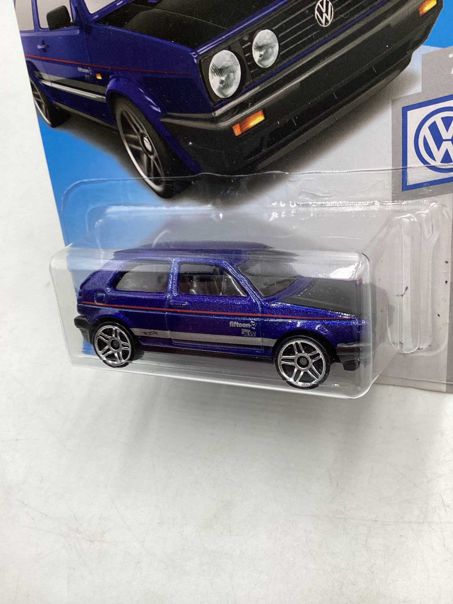 2019 Hot Wheels Factory Sealed #68 Volkswagen Golf MK2 Blue 95E