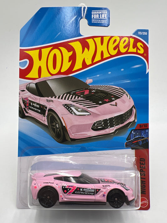 2026 Hot Wheels E Case #113 Corvette C7 Z06 Pink